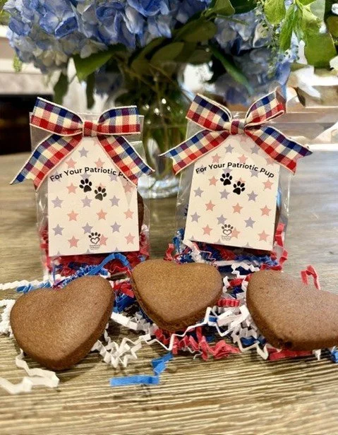 The pawfect treats for your Patriotic Pup! Our signature ginger treats are the perfect way for your pup to join the July 4th celebration! 🎆

Shop our Patriotic Pup medley on our website by clicking the link in our bio! 

#treattuesday #allnaturaldog