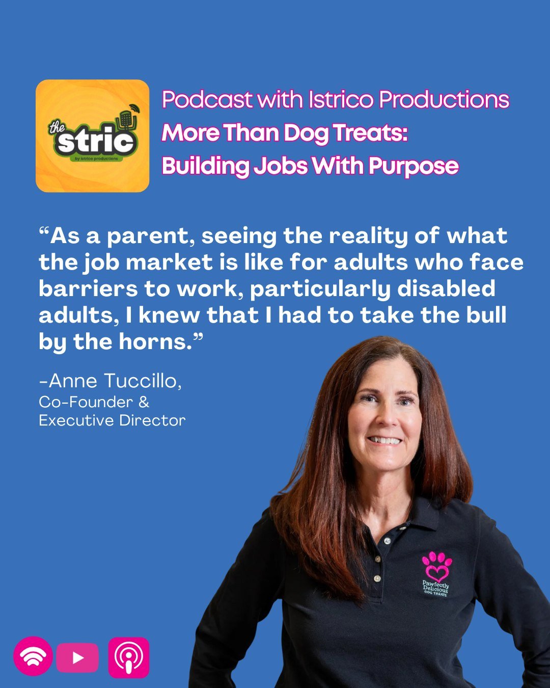 We need to give a HUGE shoutout to @istrico for hosting us on their podcast, The Stric! Istrico Productions has been a huge supporter of our organization. We are so appreciative to have the opportunity to share our story and spread awareness of our m