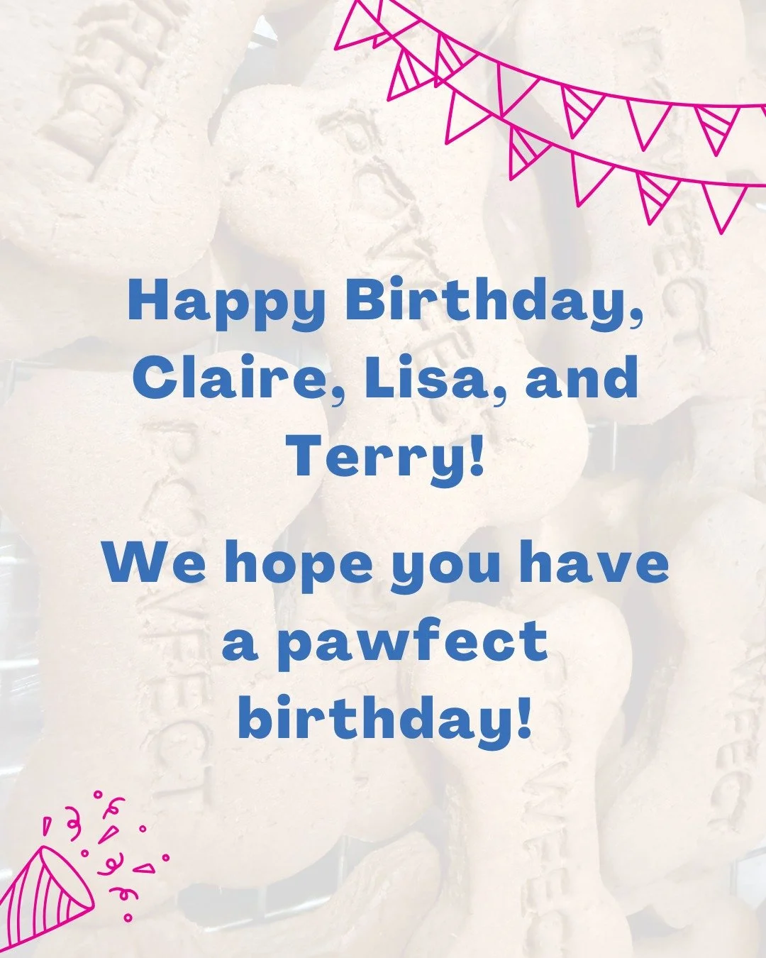 Shouting out a huge happy birthday to three members of our team for the month of October! 🥳

Happy birthday to Claire, Lisa, and Terry!

Leave these team members a birthday message in the comments!
