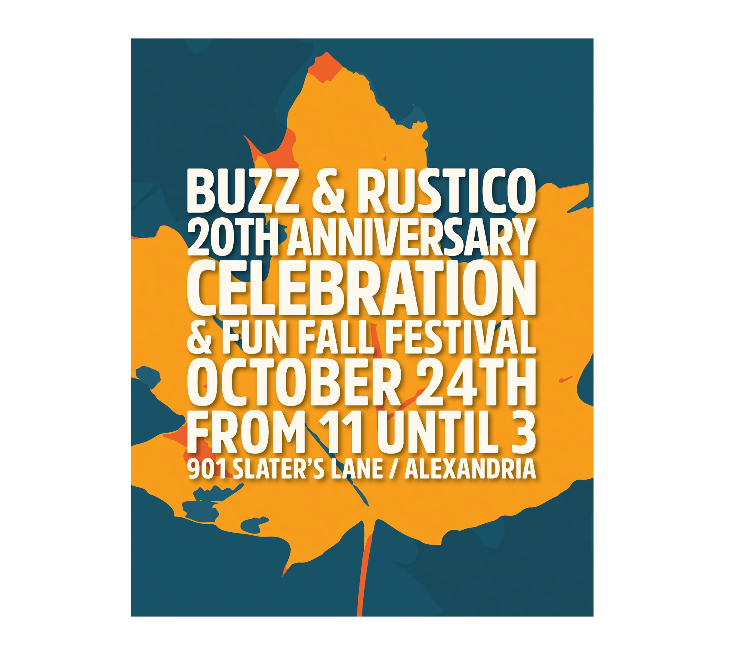 Buzz Bakeshop &amp; Rustico 20th Anniversary Celebration and Fall Festival