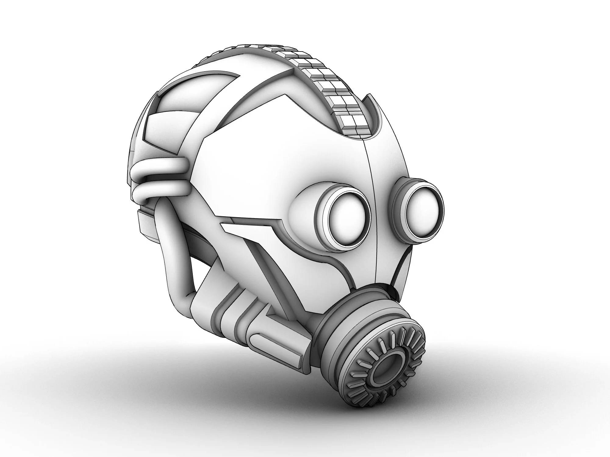 Almorian Spotter Helm STL