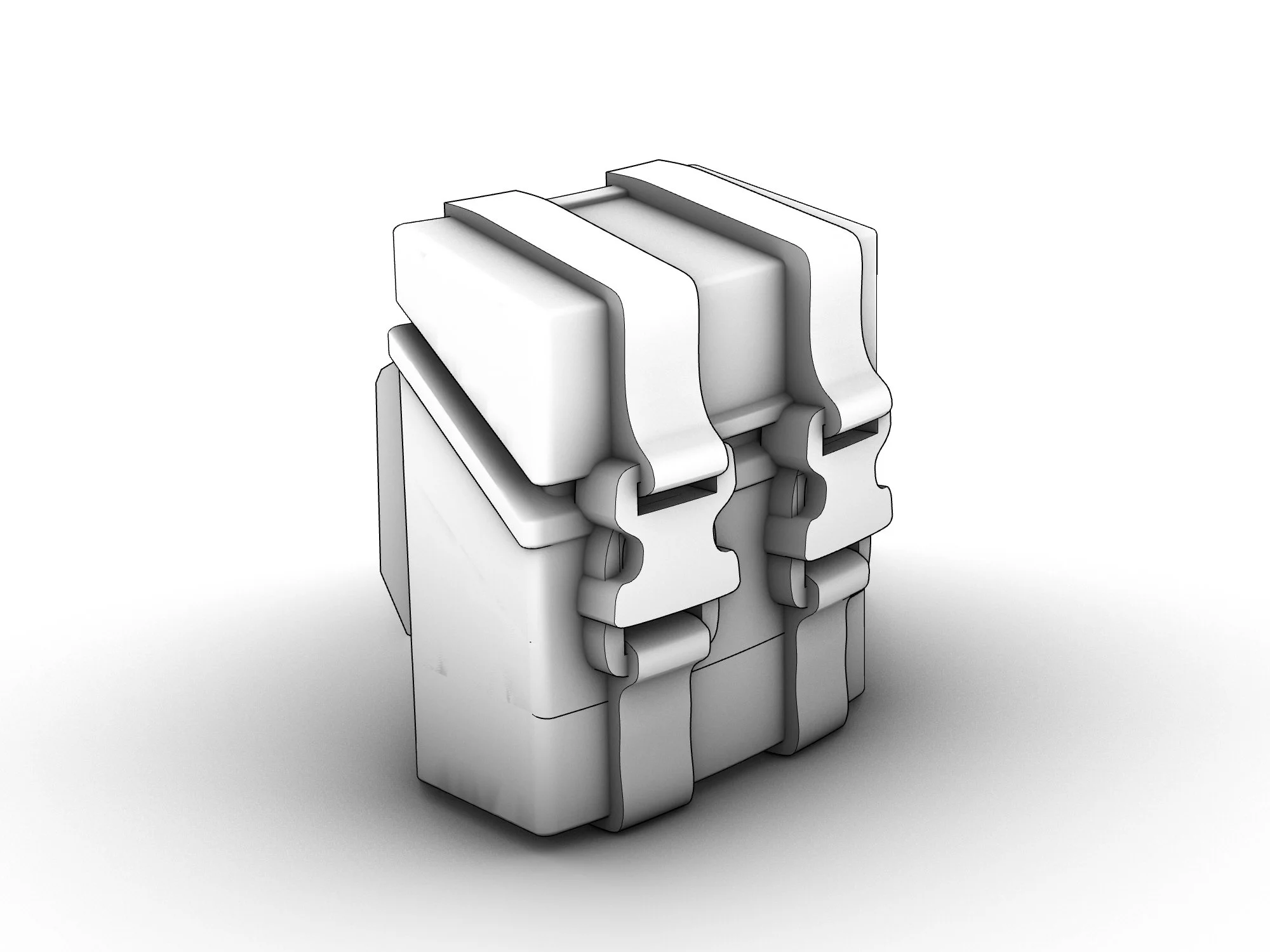 L Molle Buckle Pouch STL