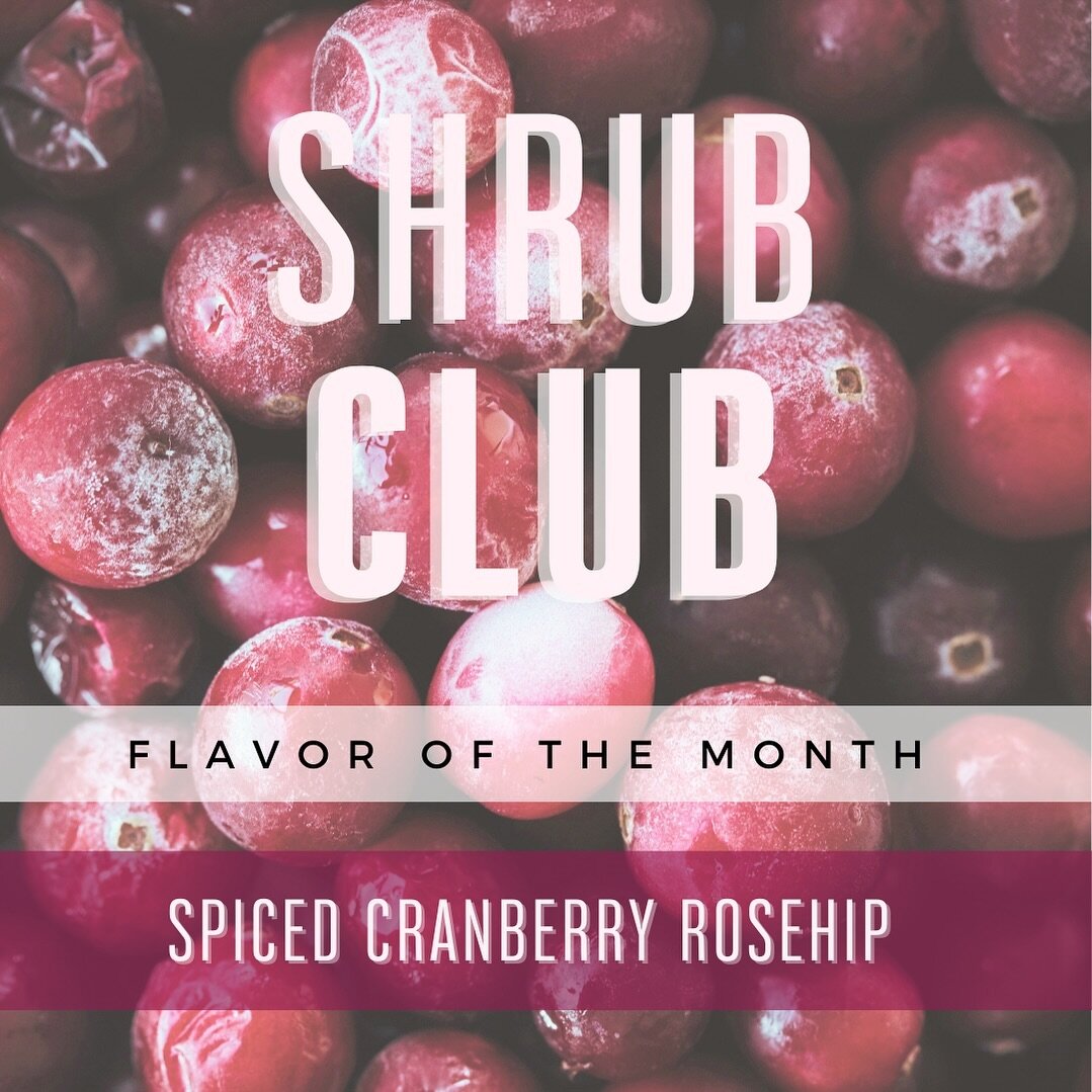 How is it March already?! Hopefully this is the last of the cold weather before spring pops. But because it&rsquo;s still winter we give you: 
🍎SPICED CRANBERRY ROSEHIP! 
&bull;
This flavor is bursting with cranberries, Sauvie foraged rosehips, the 