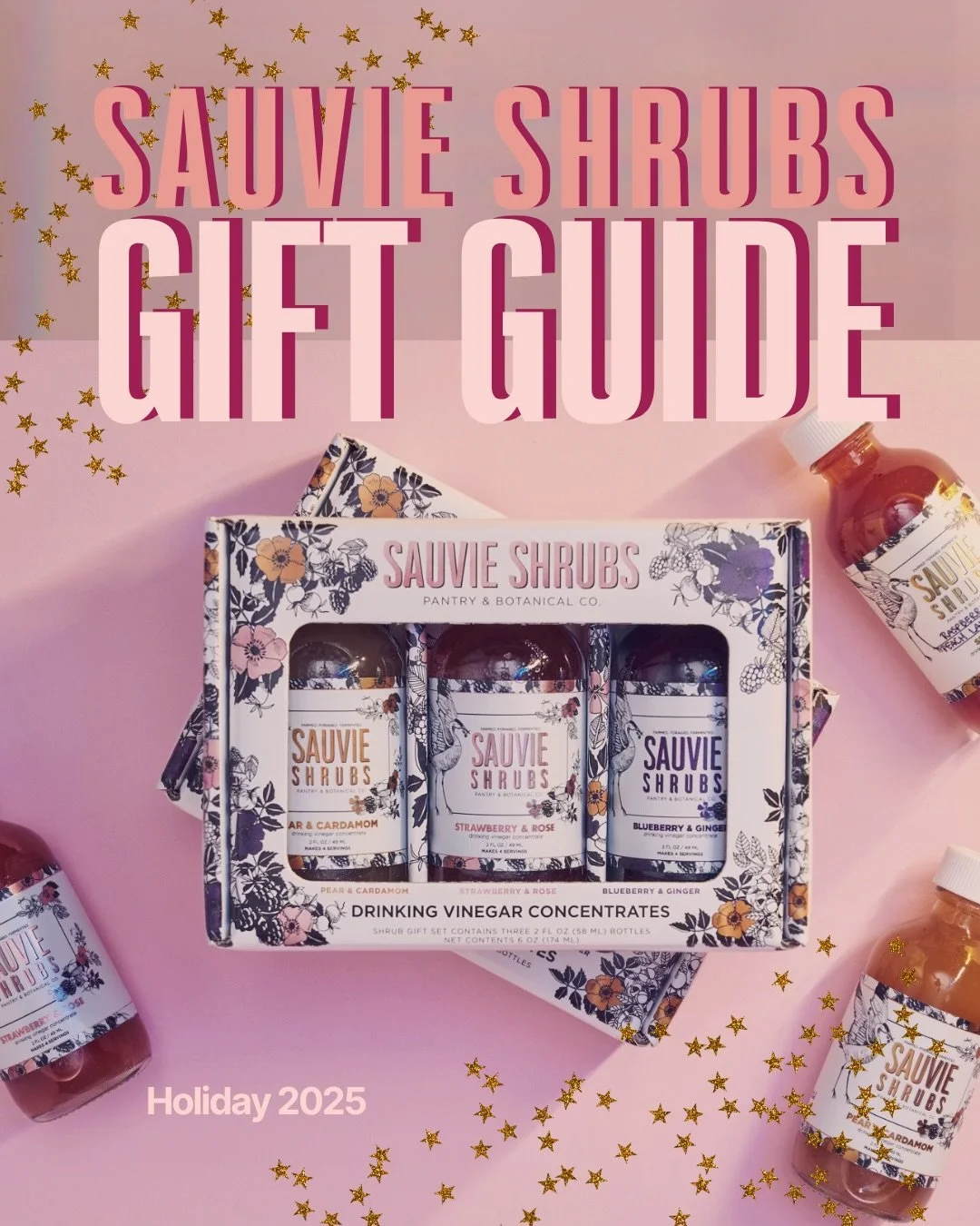 🎁Have you peeked at our 2025 Gift Guide yet? 

There&rsquo;s still time to shop shrubs, ship them by Christmas AND every order before Dec 17th gets our Zero-Proof Cocktail Ebook!

Important PSA:
🔥 Fire Cider is basically vanishing
🧡 @mahsa_chai Pe