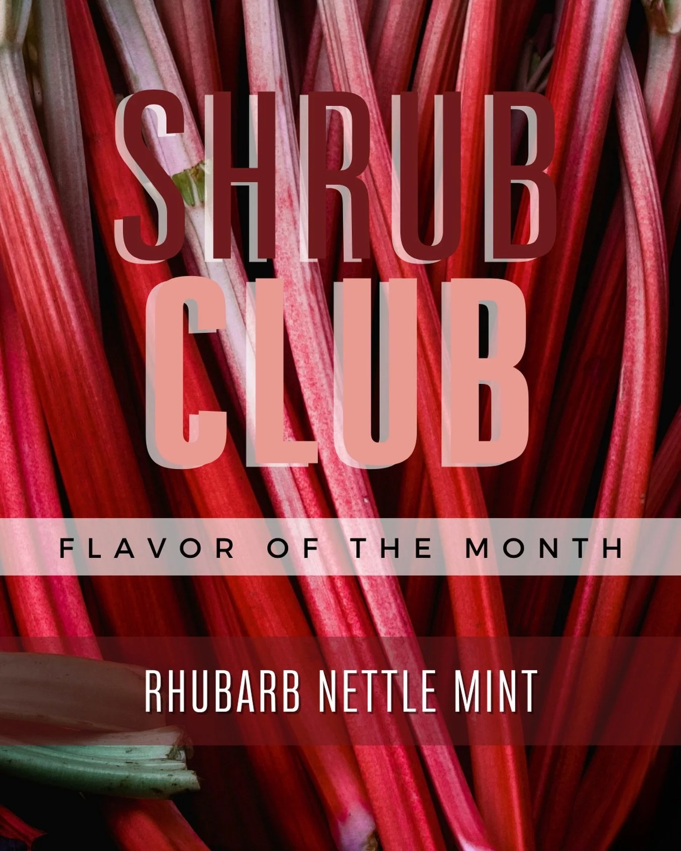 Happy May! 🌿

We&rsquo;re celebrating spring with the very first Sauvie fruit of the season! This month&rsquo;s SHRUB CLUB flavor is a vibrant Rhubarb Nettle Mint. The nettles were foraged here on the land and, and the rhubarb  and mint were also gr