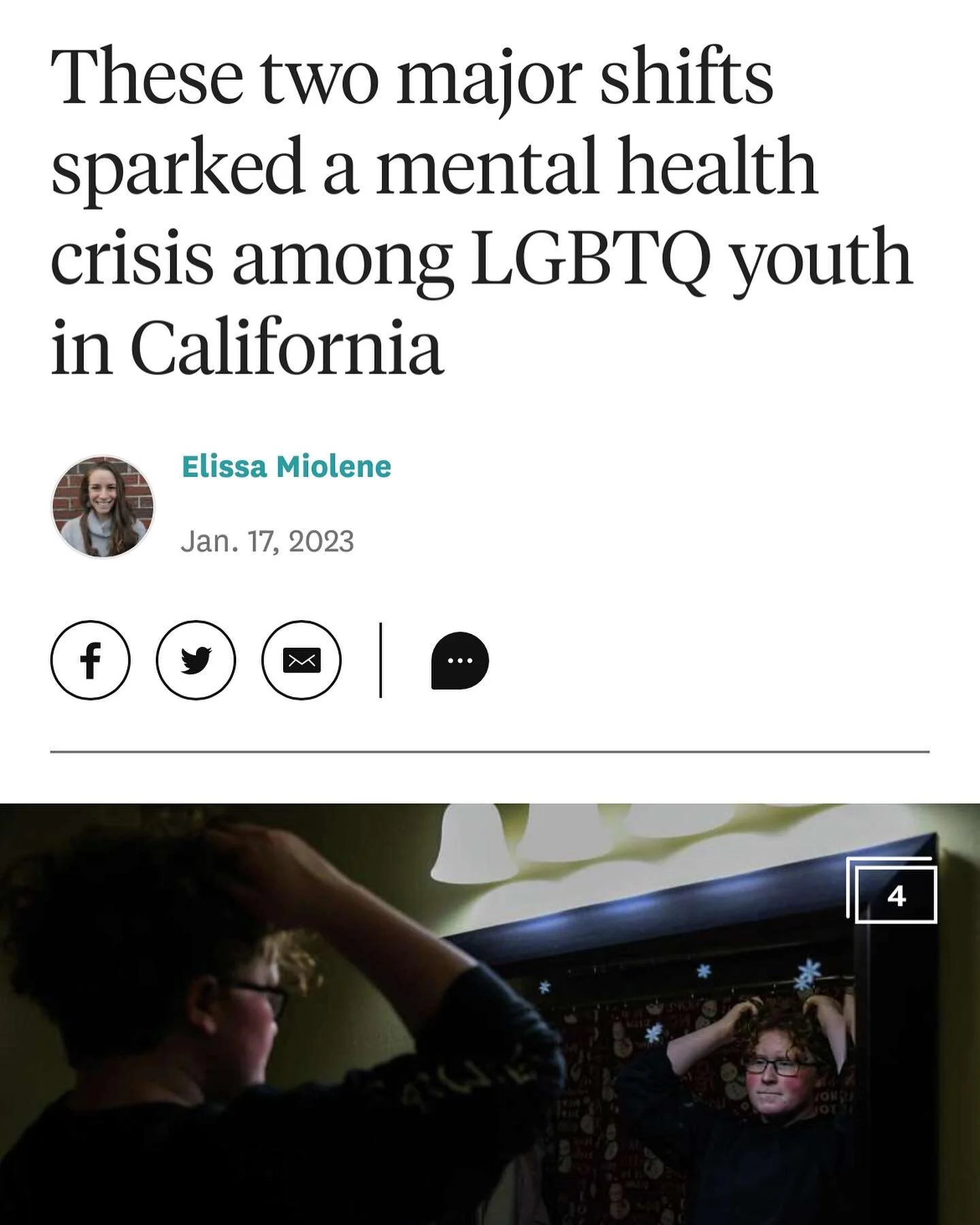 Some of our youth and I from @rainbowyouthprogram were interviewed for this article on queer @sfchronicle 

My heart is very full to be working at a queer org with queer youth 💕 although the information is heavy, there is so much joy and power and c