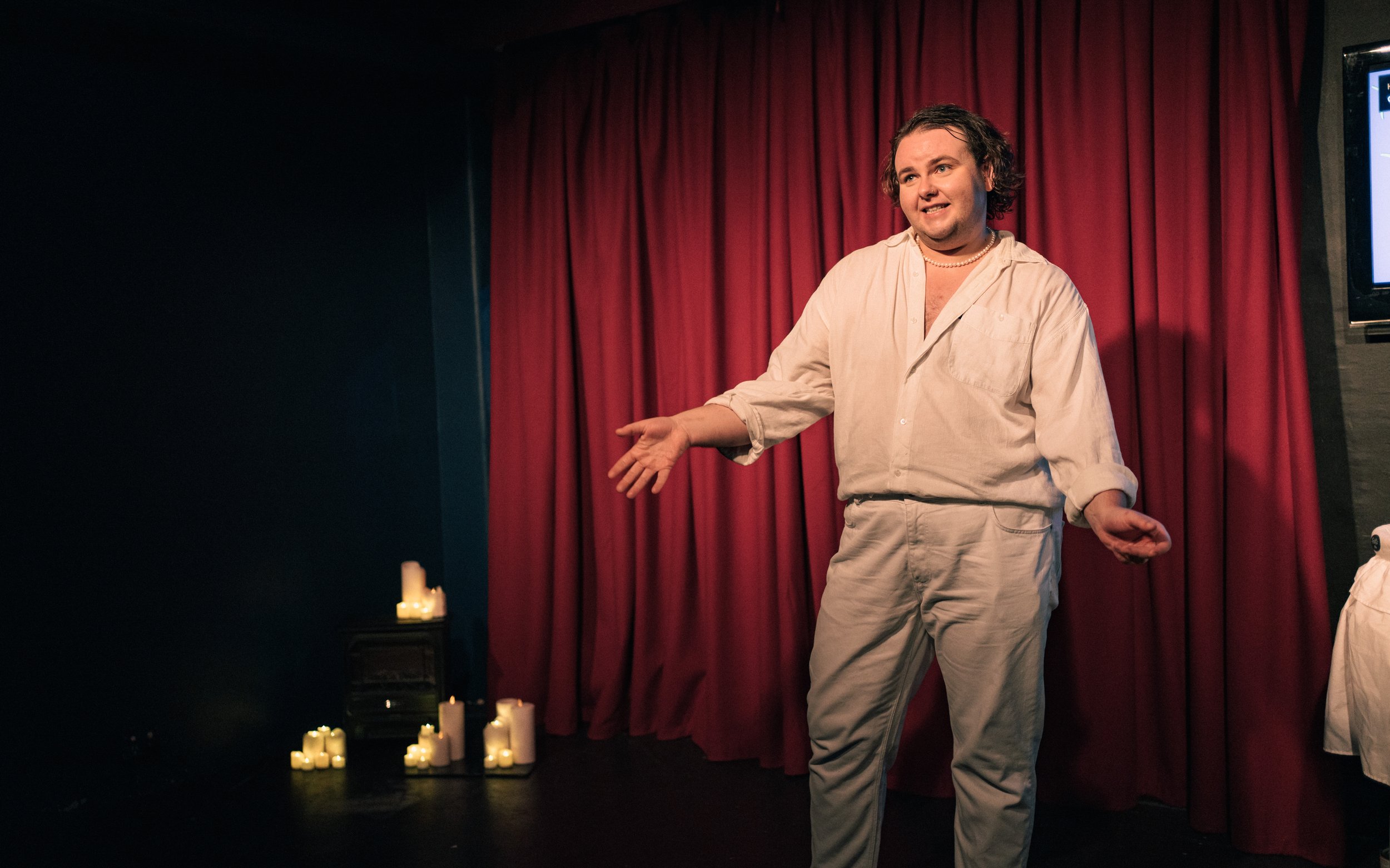 Call Me By Your Dead Name, written and performed by Henry Kelly, 2022 Image by Cameron Grant