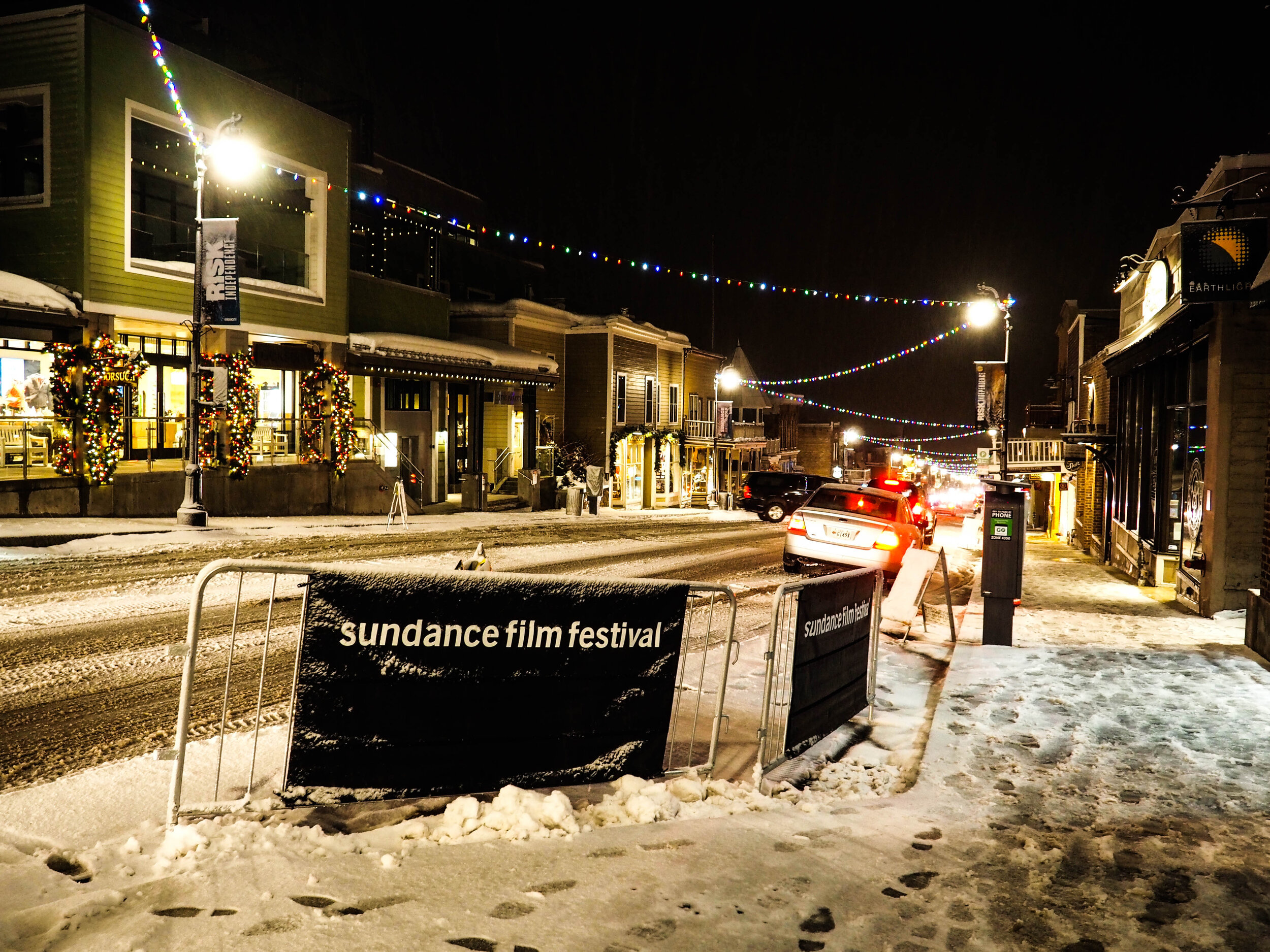 Covering Sundance Film Festival in Park City, Utah.