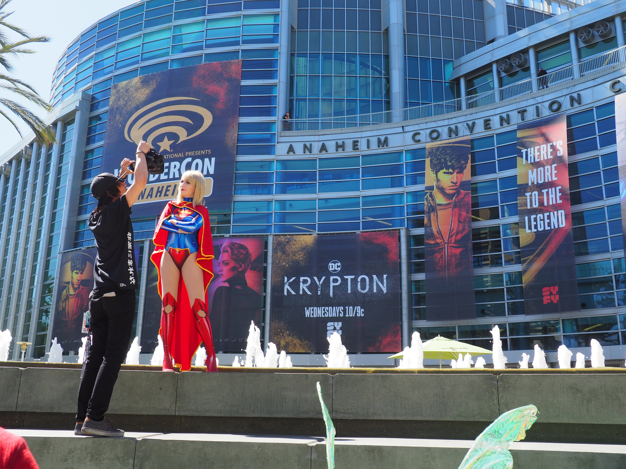 Conducting press coverage of WonderCon Anaheim in California.