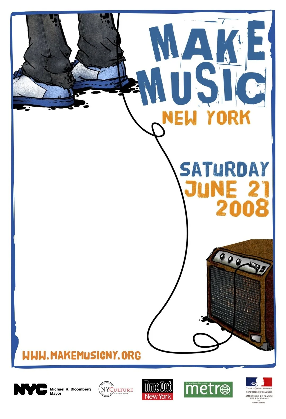 2008 festival poster by Jason Moreno and Nicole Fowler