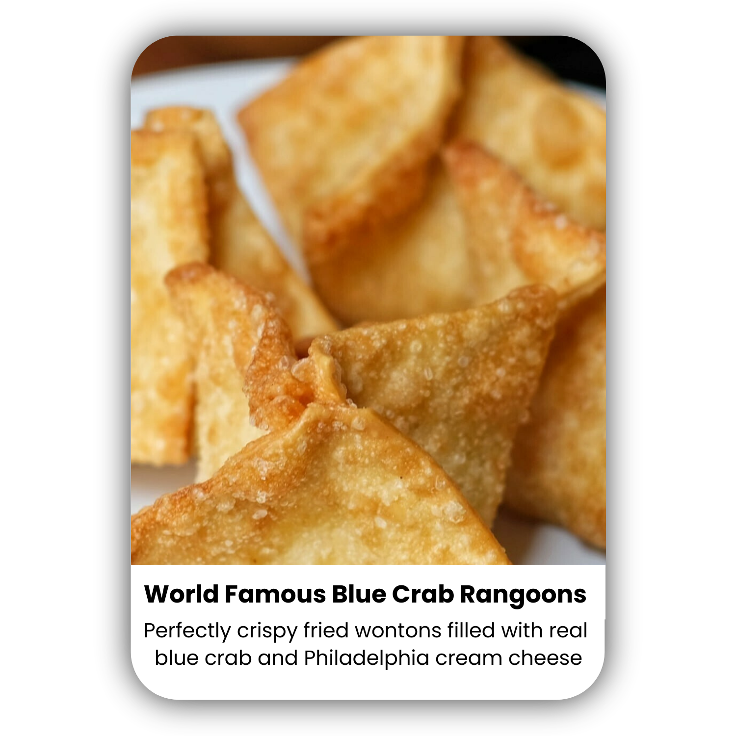 World Famous Blue Crab Rangoons