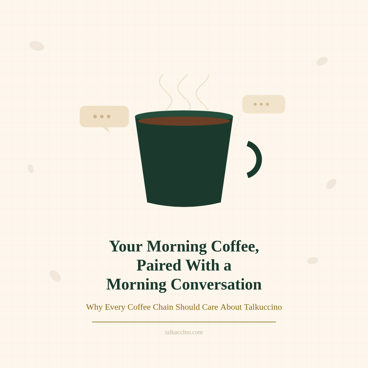 Why Starbucks, Dunkin', and Every Coffee Chain Should Care About Talkuccino