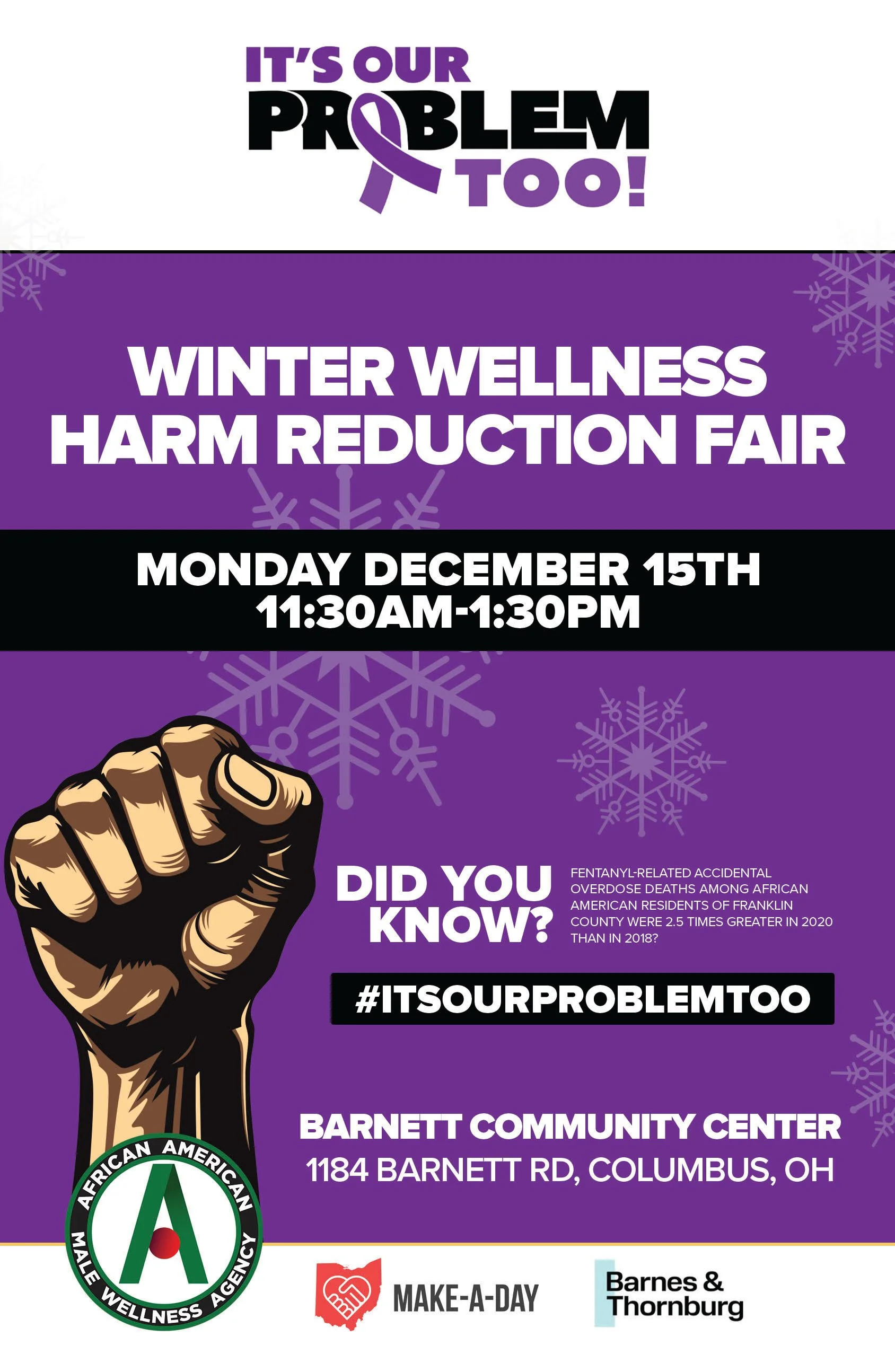 Winter Wellness &amp; Harm Reduction Fair with AAMWA
