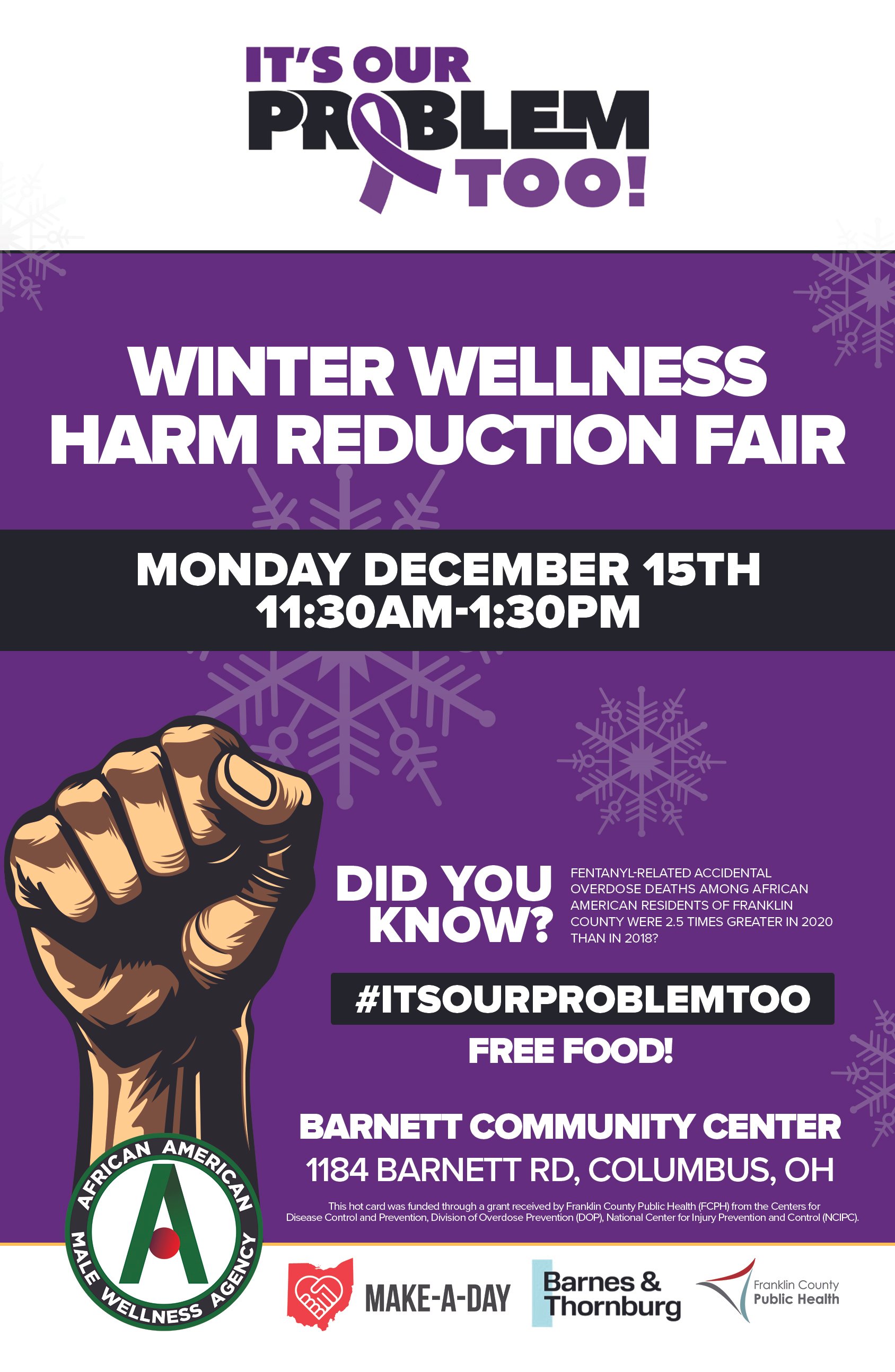 Winter Wellness &amp; Harm Reduction Fair with AAMWA