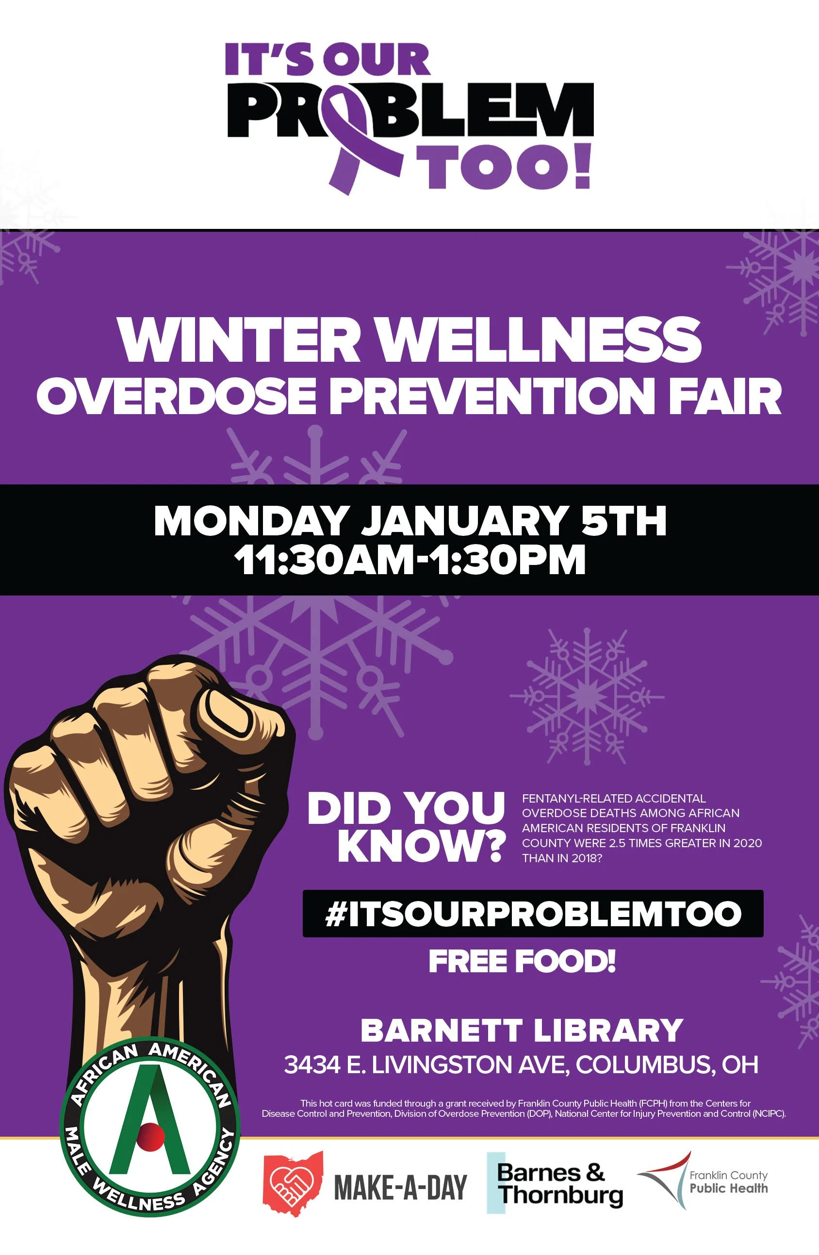 Winter Wellness &amp; Overdose Prevention Fair with AAMWA