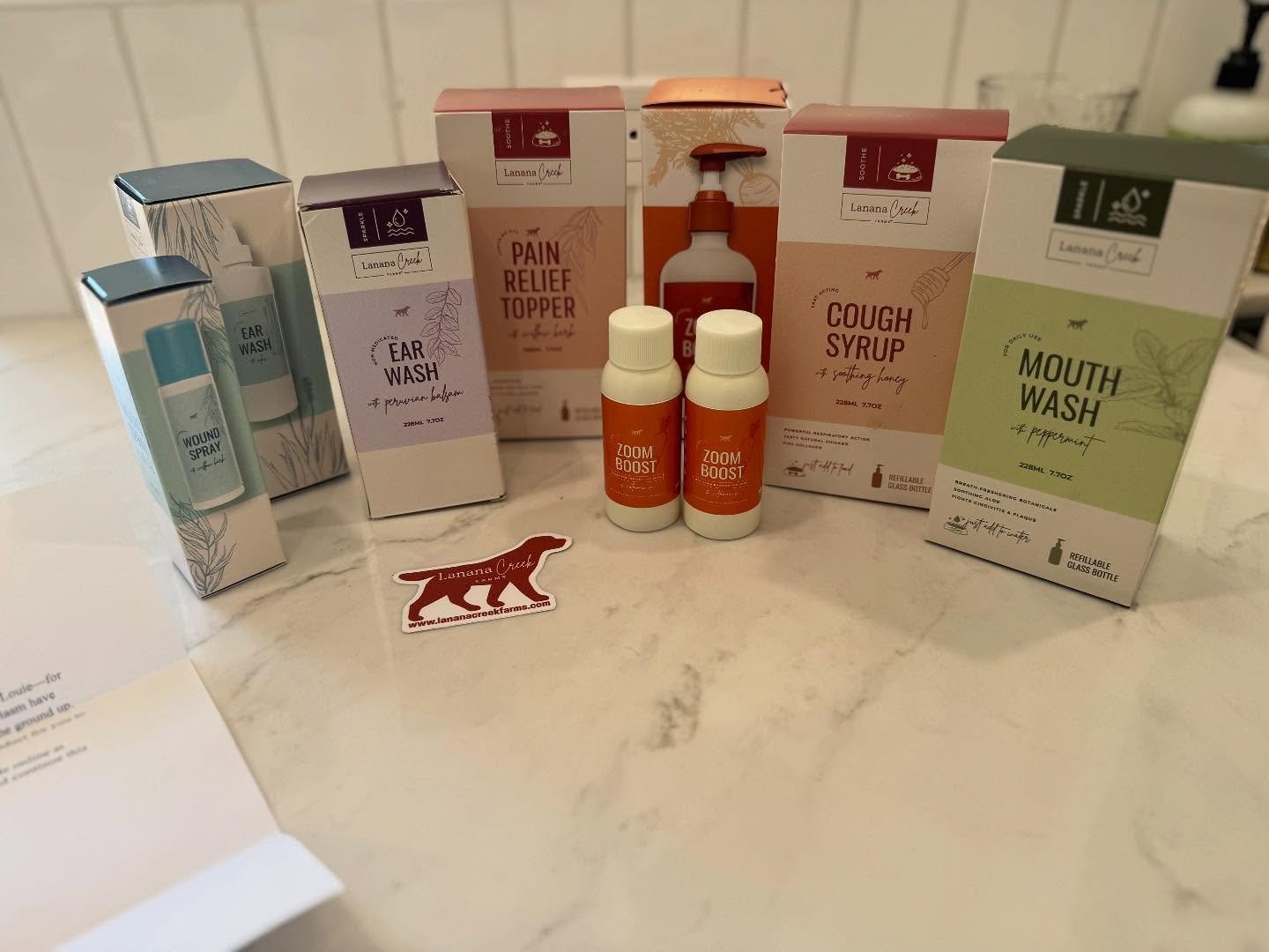 Thank you @lananacreekfarms for the product! Lark, Louie and I loved working with your team to create beautiful images with your product. Can&rsquo;t wait to give this all a try!