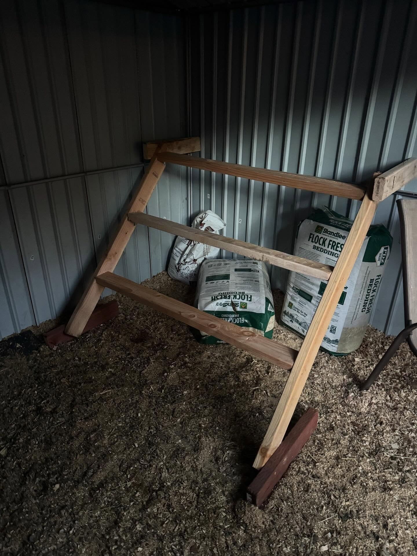 Built my birds a roosting ladder, nbd