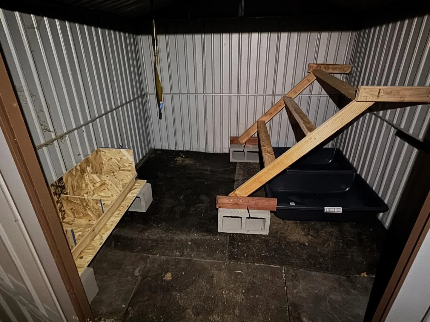 Once again projecting with a headlamp