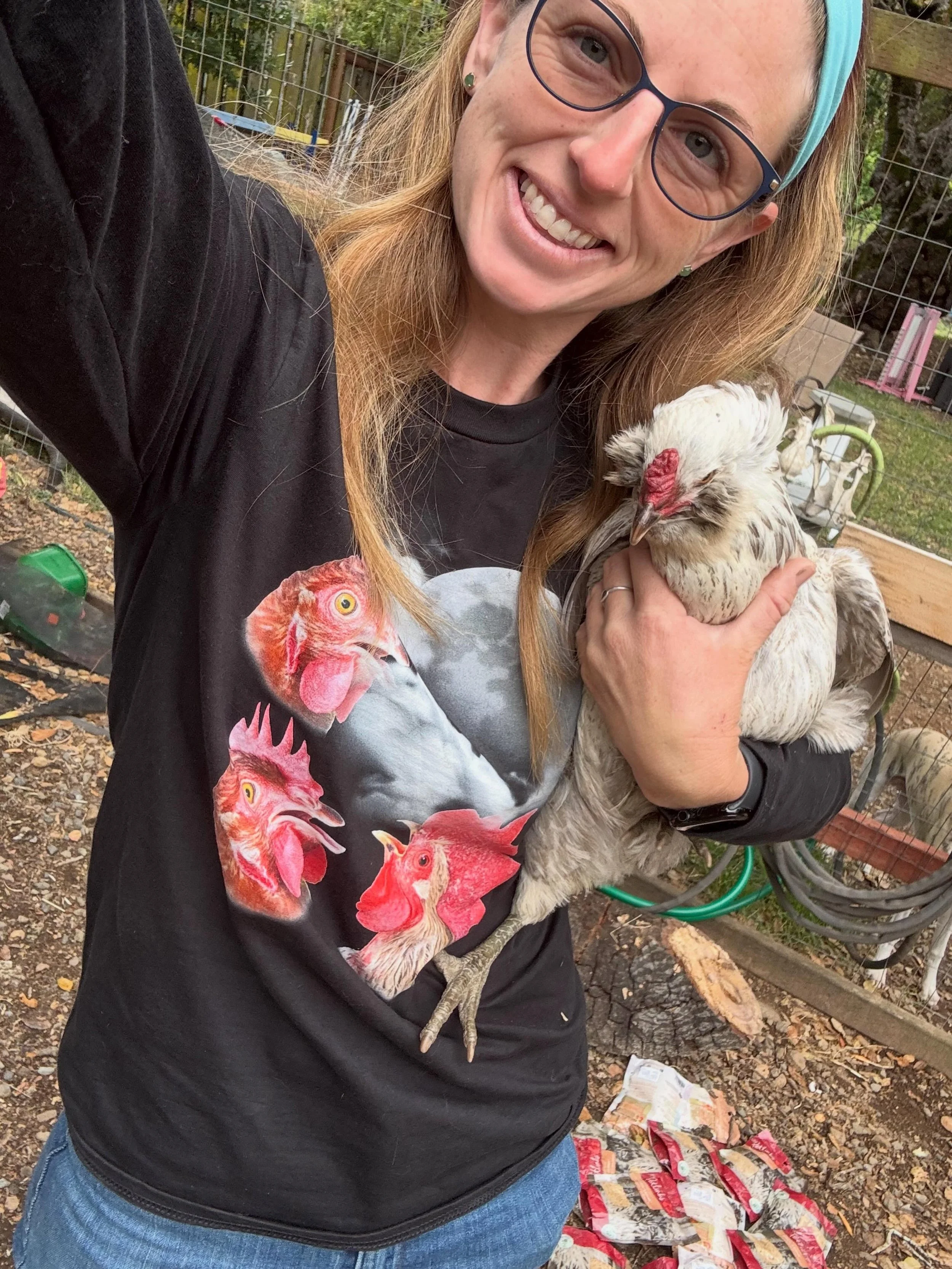 When you have friends that *get* you, you&rsquo;re rich in all the ways that matter. 
Three Chickens Moon from @down.to.fetch