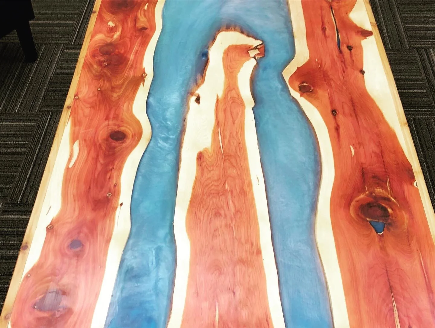 Custom Red Cedar Coffee Table