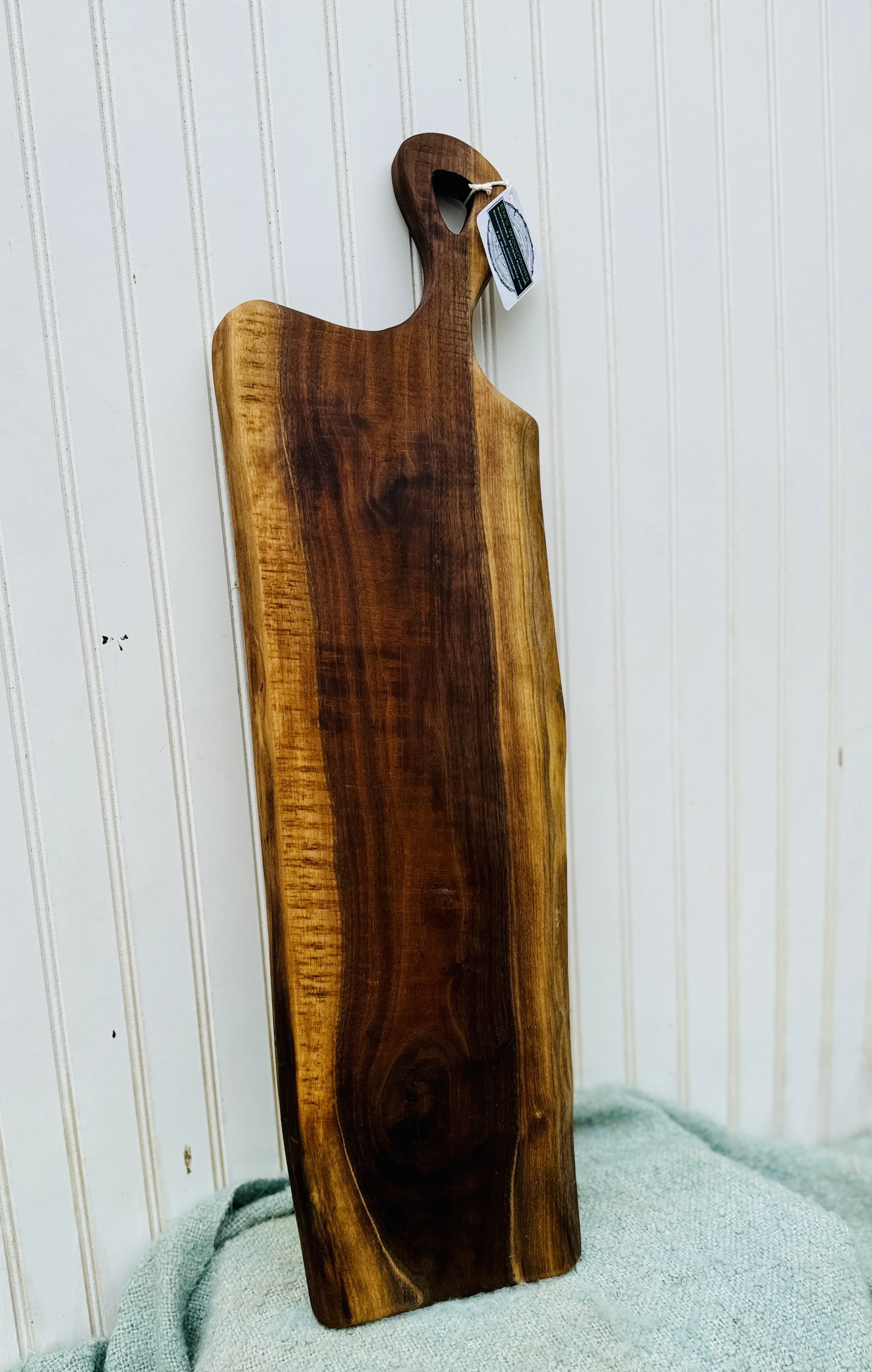 Black Walnut Charcuterie Board- Rough Sawn