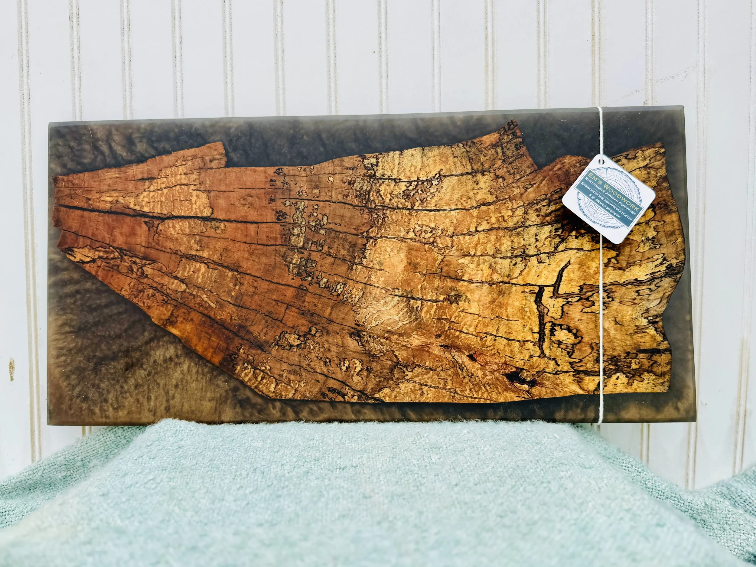 Spalted Maple and Epoxy Charcuterie