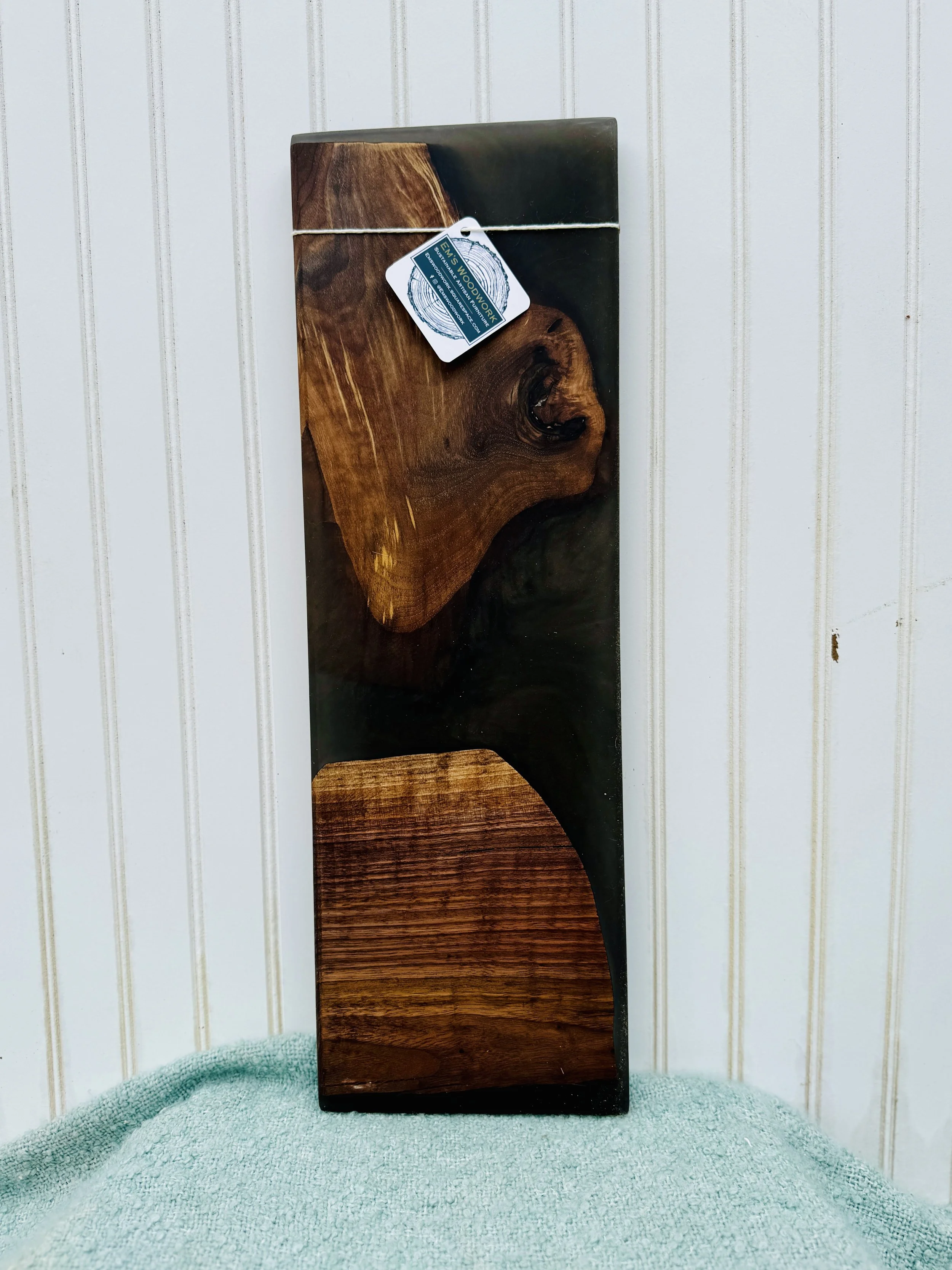 Walnut and Epoxy Charcuterie