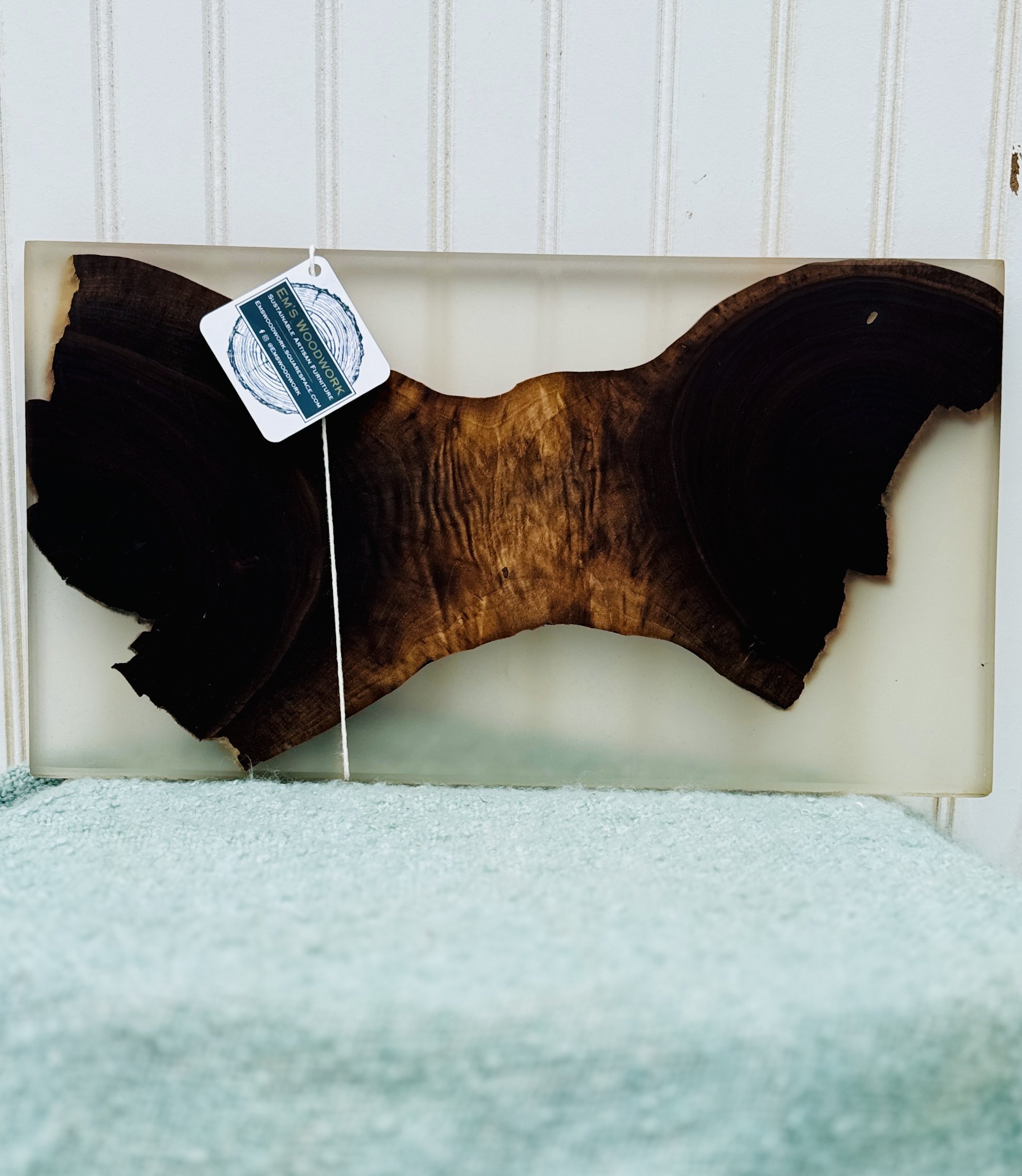 End Grain Walnut and Epoxy Charcuterie