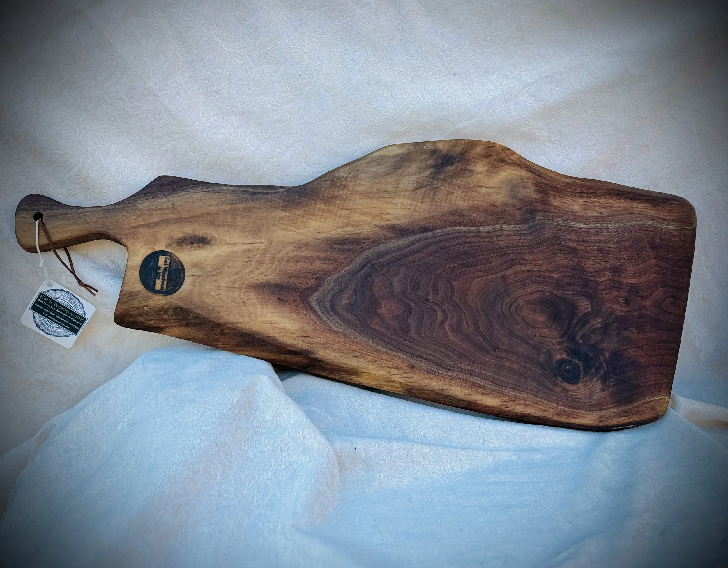 Walnut Charcuterie Live Edge