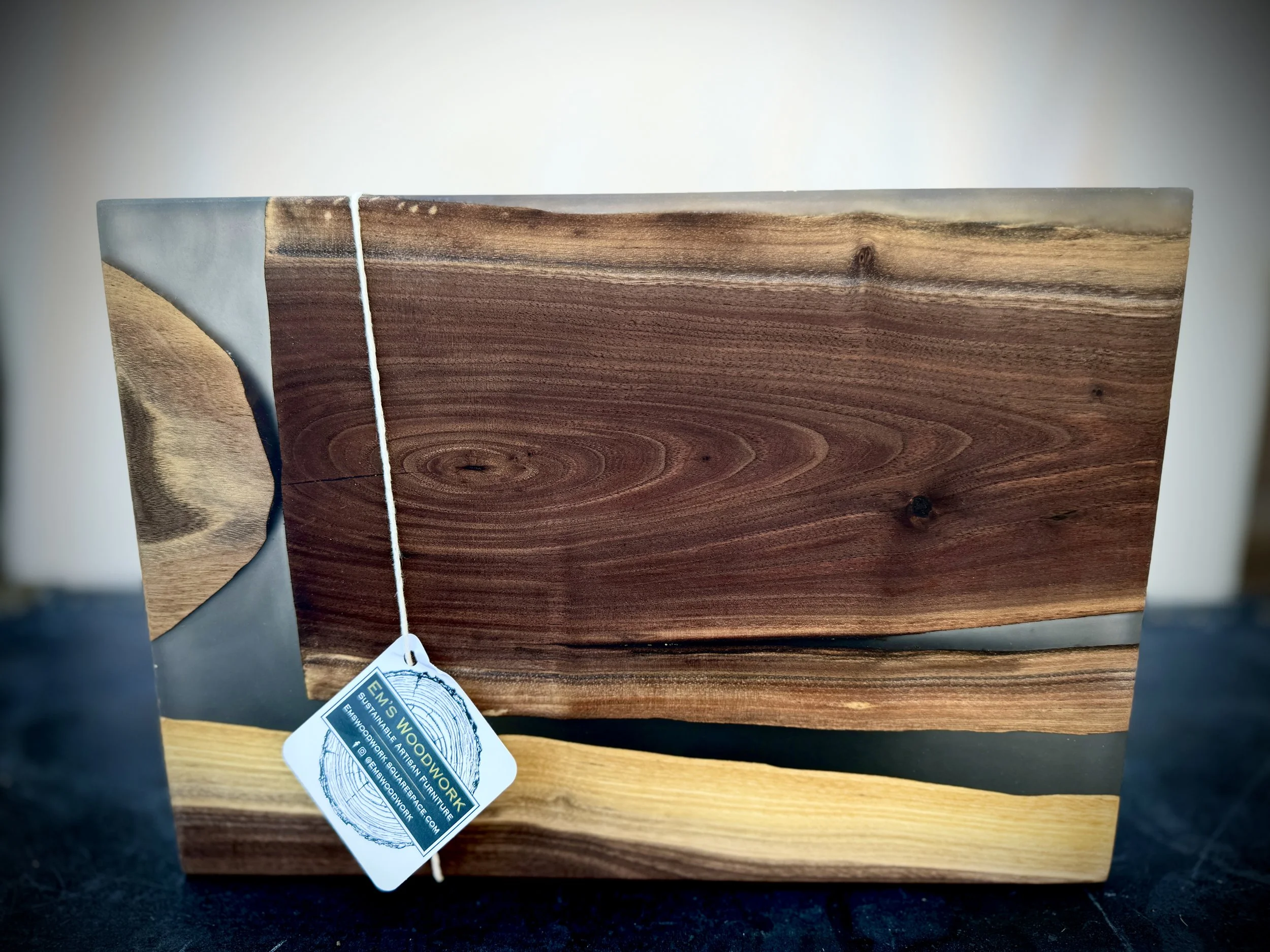 Walnut and Epoxy Charcuterie