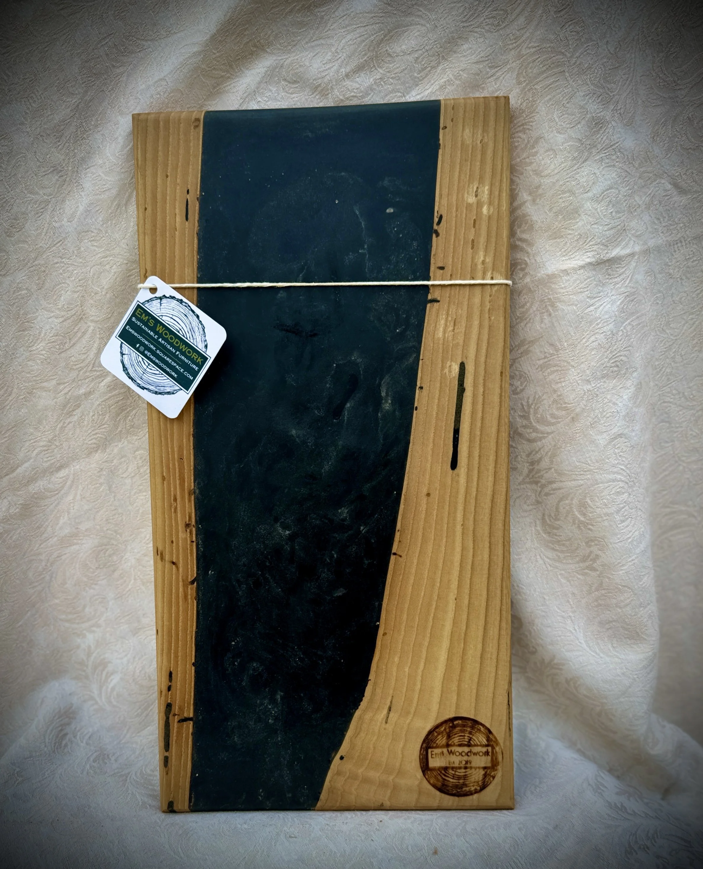 Ash and Epoxy Charcuterie