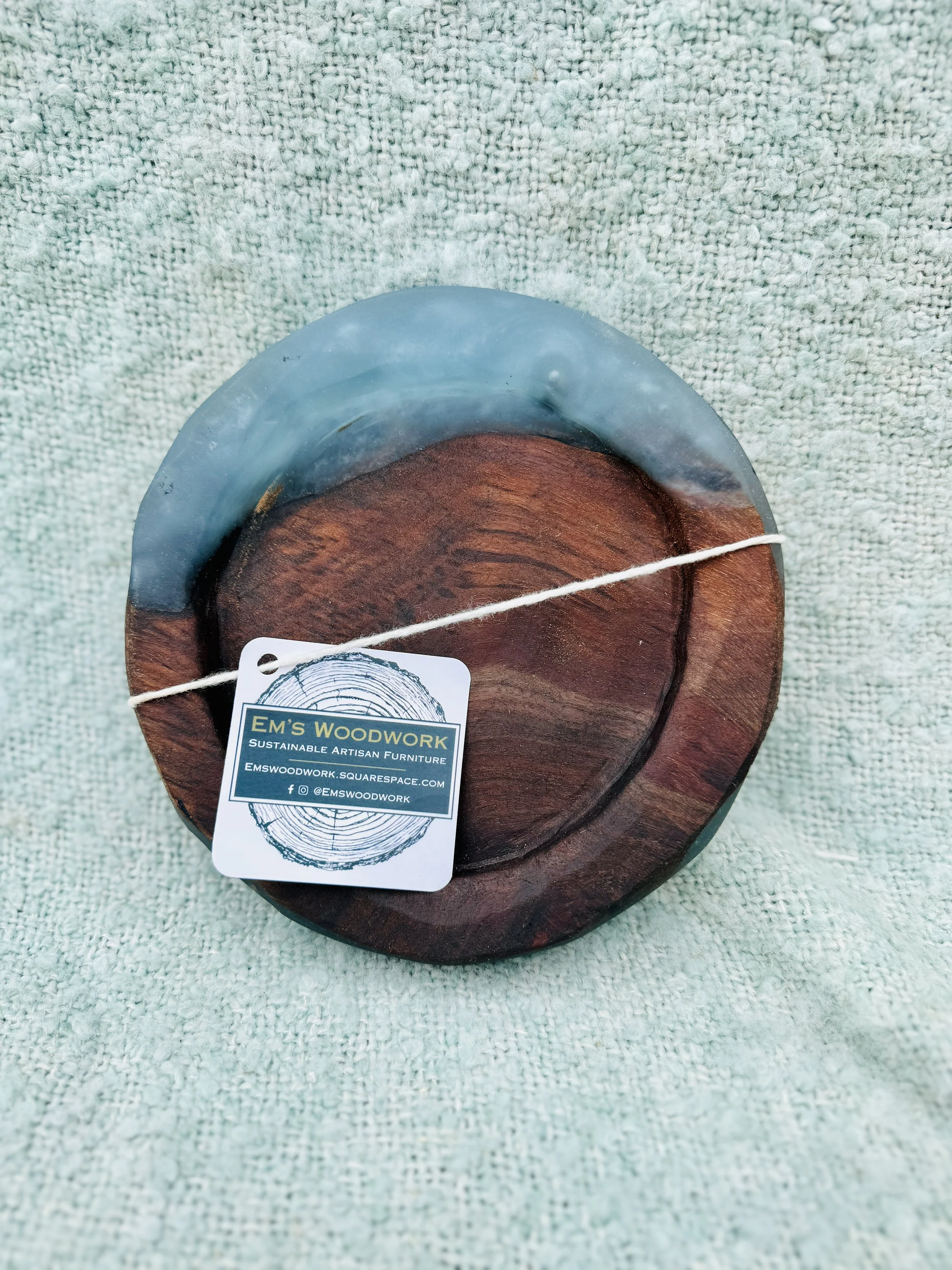 Black Walnut and Epoxy Bowl