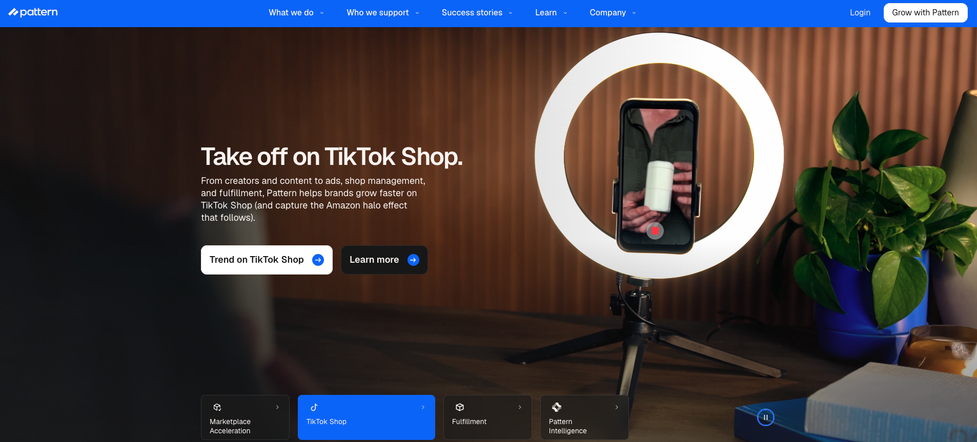 pattern tiktok shop agency