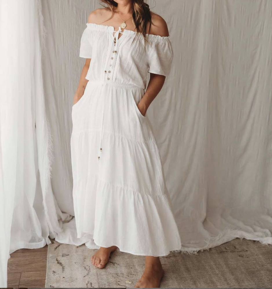 Iris Maxi White Size 12