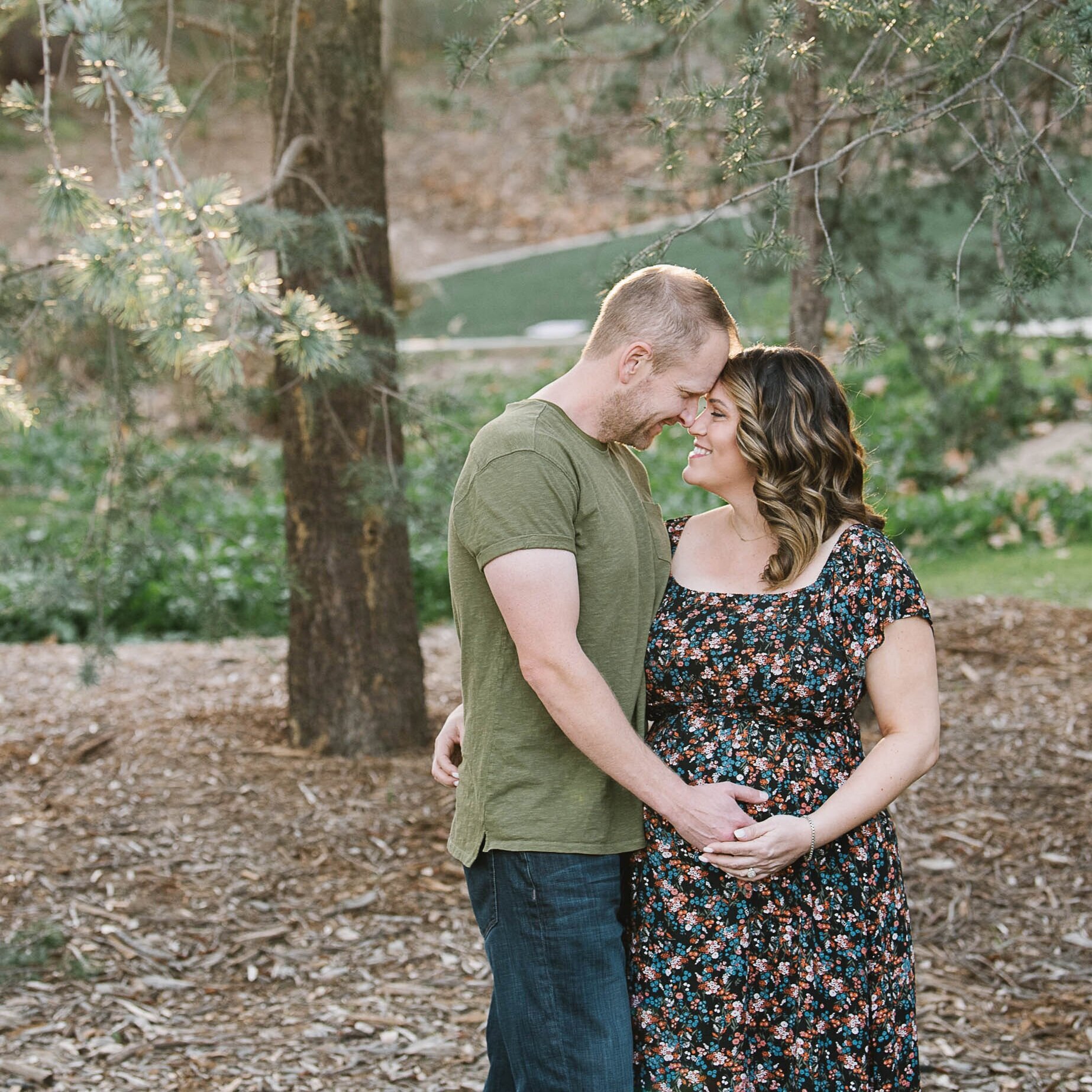 Forest &amp; field maternity session