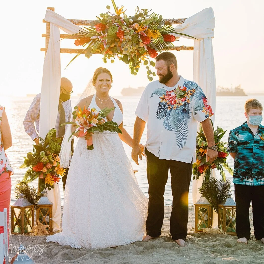 Kellie &amp; Josh microwedding in Long Beach, CA