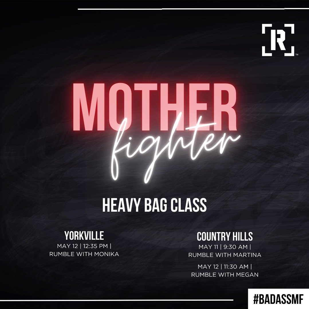 Stuck on Mother&rsquo;s Day plans? Say no more!
⠀⠀⠀⠀⠀⠀⠀⠀⠀
Book a sweat with your badass #motherfighter, and show her the knockout she truly is! 💥👊
⠀⠀⠀⠀⠀⠀⠀⠀⠀
FIRST CLASS FREE.
⠀⠀⠀⠀⠀⠀⠀⠀⠀
#rumble #rumbleboxing #rumbleboxingstudio #fightclubmeetsnightc