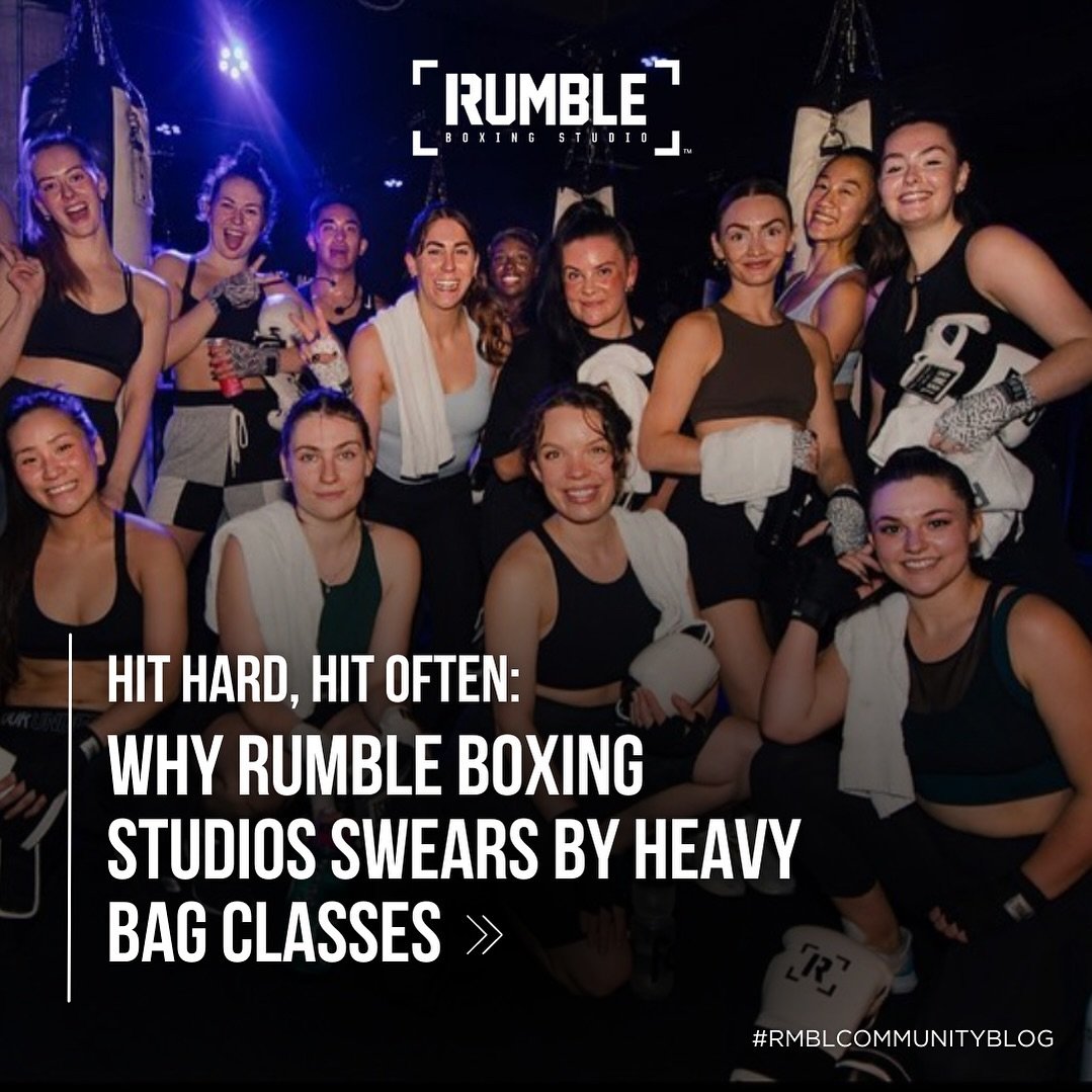🥊 NEW ON THE HOOK 🥊

Ever wondered why we&rsquo;re so obsessed with heavy bag classes? Discover why our workouts are the real deal! 👇

Read the full article here: https://rumbleboxing.com/the-hook

#rumble #rumbleboxing #rumbleboxingstudio #thehoo