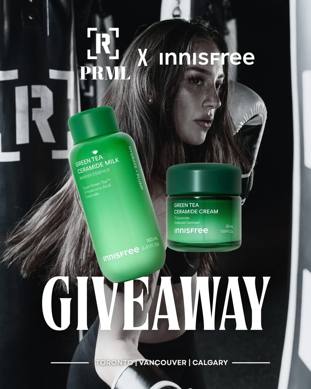 GIVEAWAY 🤍 Fuel your routine during the&nbsp;GEAR UP Challenge&nbsp;with&nbsp;Rumble x Innisfree.

We&rsquo;re giving&nbsp;5 winners&nbsp;everything you need to support your January grind: ✨ 1 &times; Green Tea Ceramide Milk ✨ 1 &times; Green Tea Ce