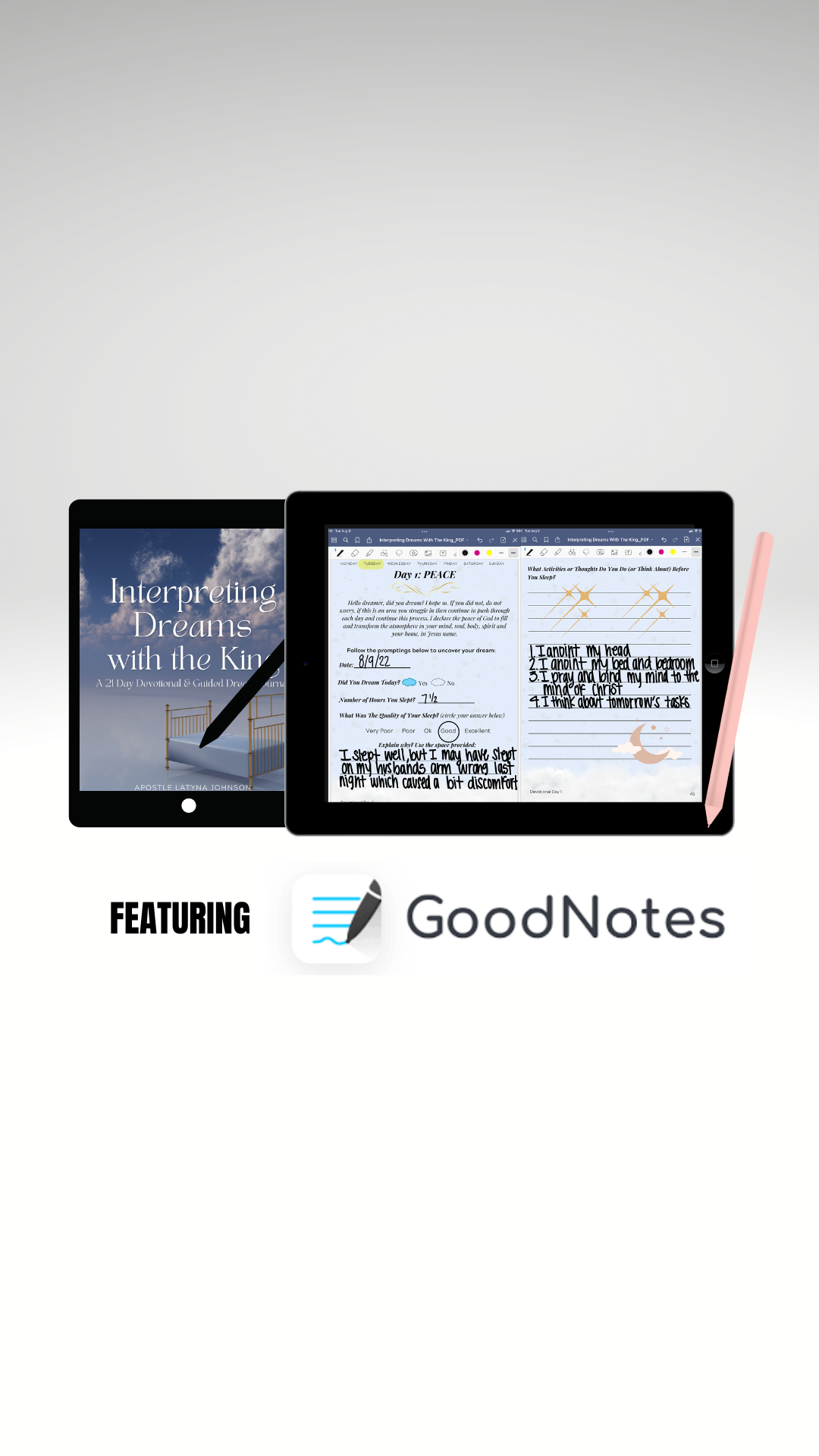 How to keep a digital dream journal with the GoodNotes app 