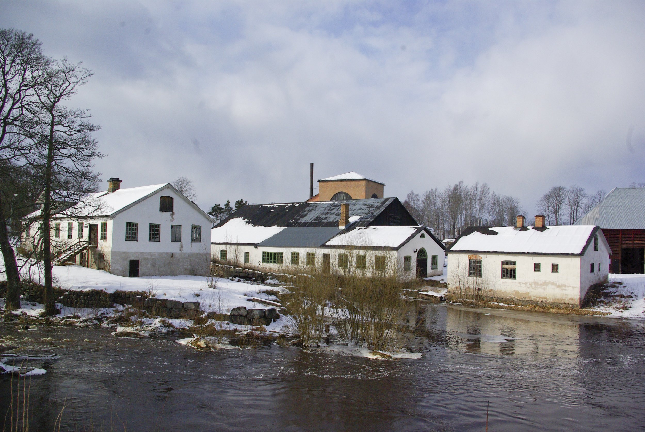 Strömsbergsbruk i vinterskrud