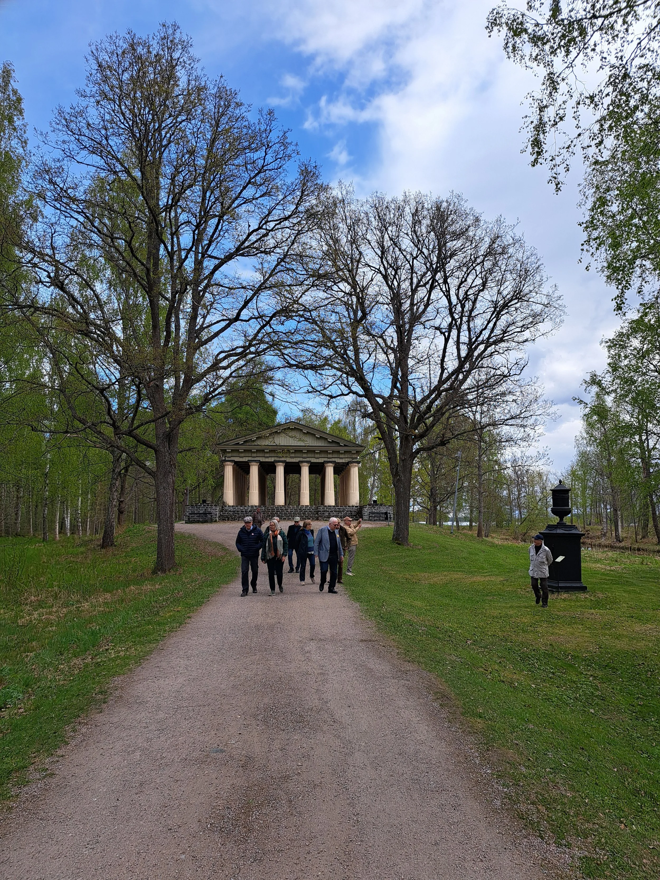 Templet -Engelska parken Söderfors i Uppland