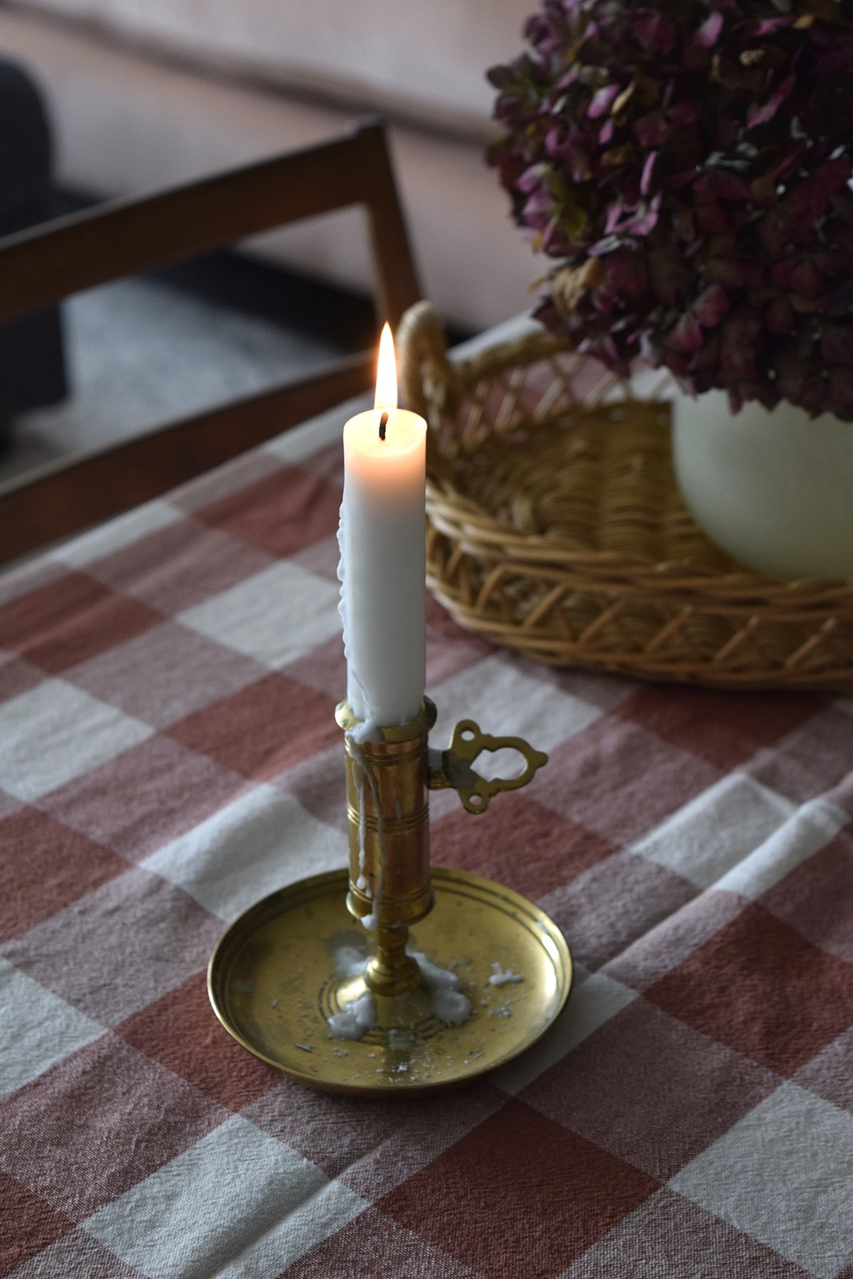 A Scandi Staple to Elevate Your Table: Brass Candle Holder