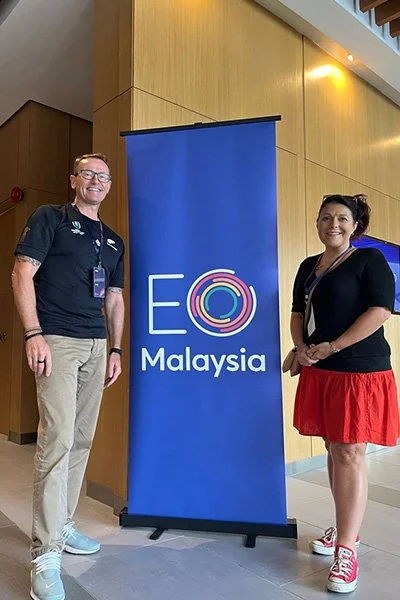 Royston and wendy at EO Malaysia