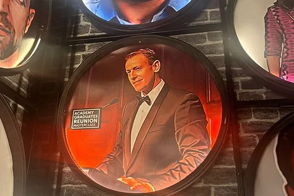 Roystons picture on the wall at EO Malaysia