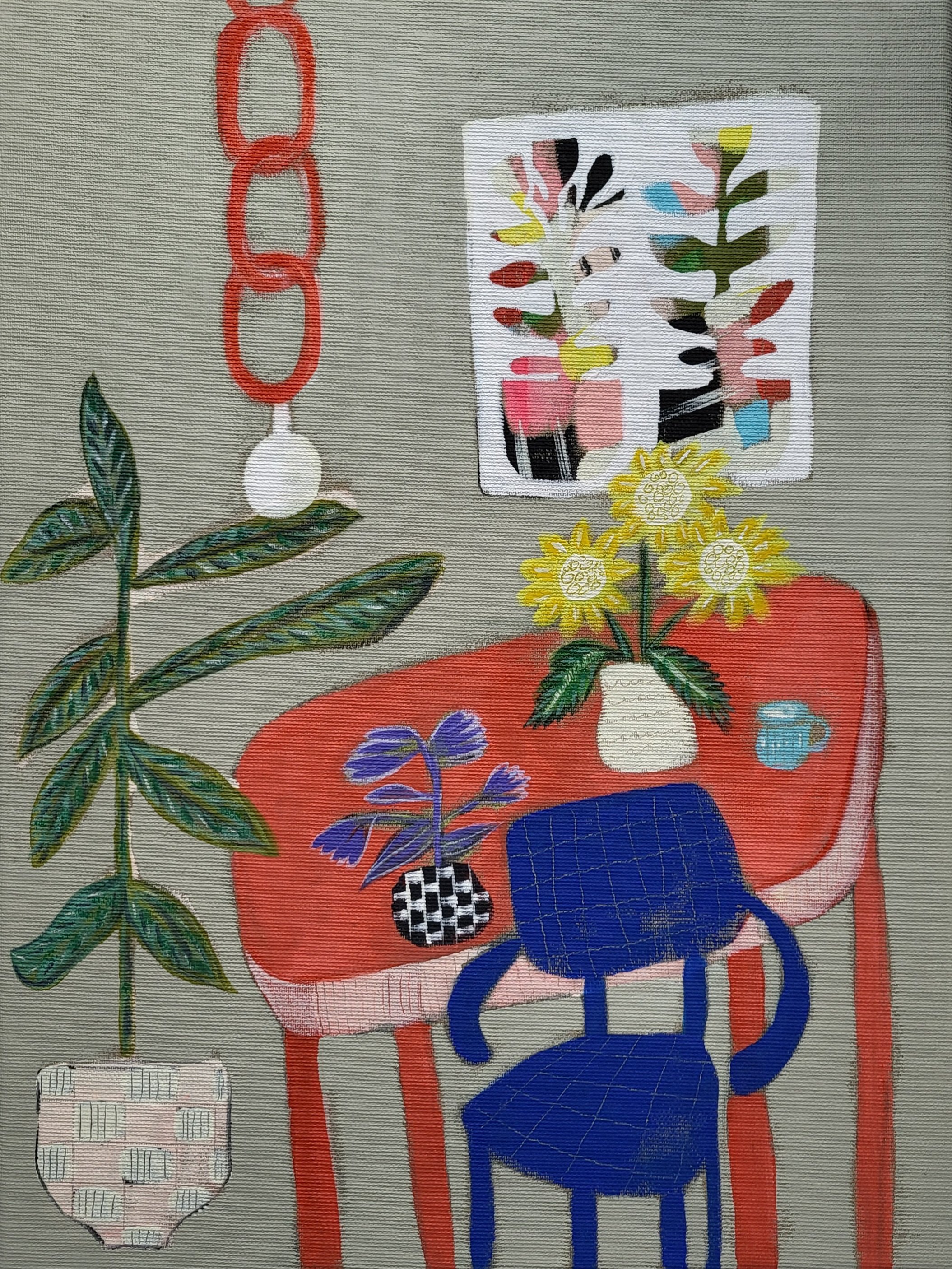 Blue Chair, Cool Lamp