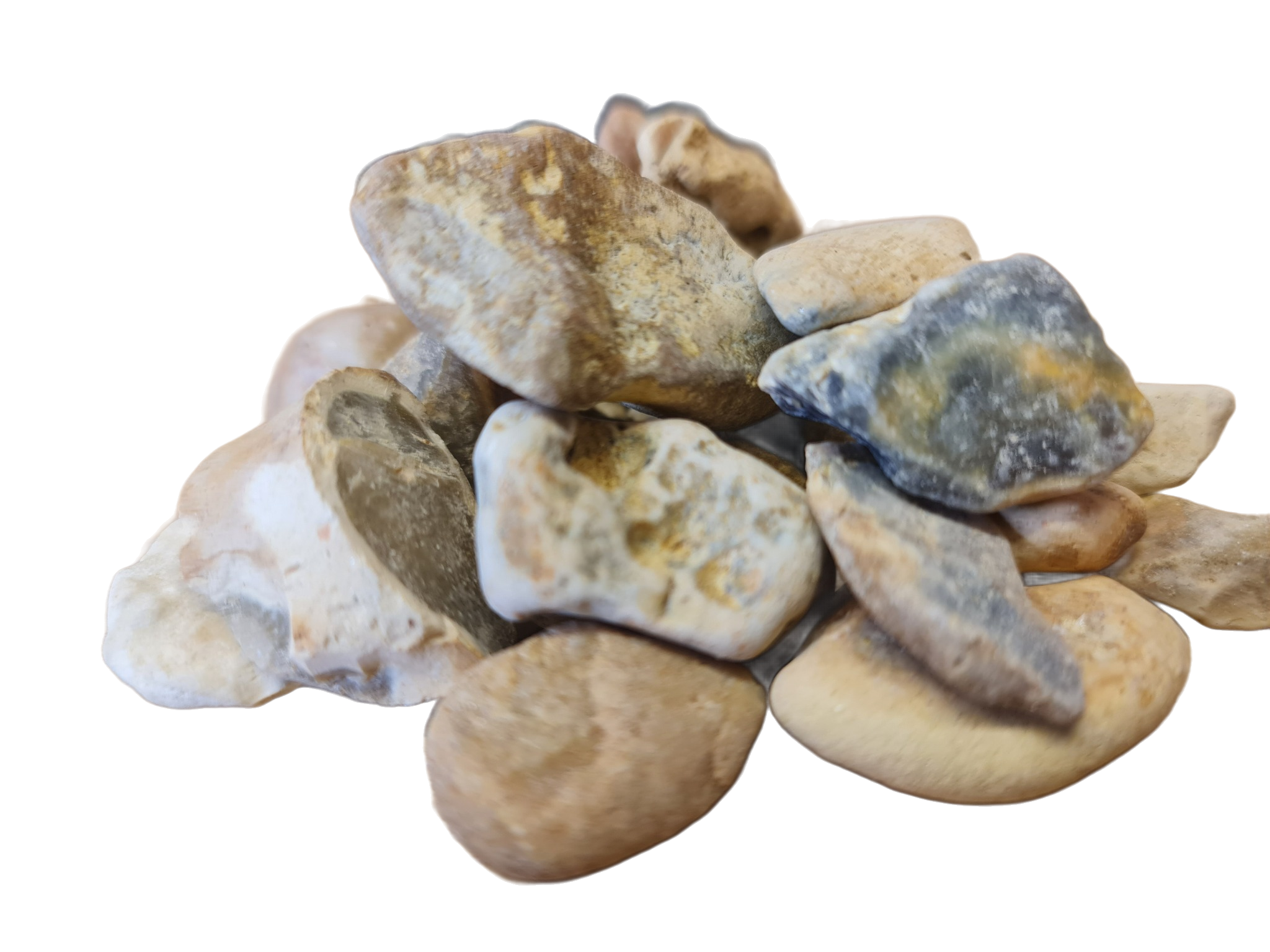 Image of a New Forest Flint Stone available in 14mm or 20mm decorative aggregrate as supplied by Shanlieve Stone in Newry