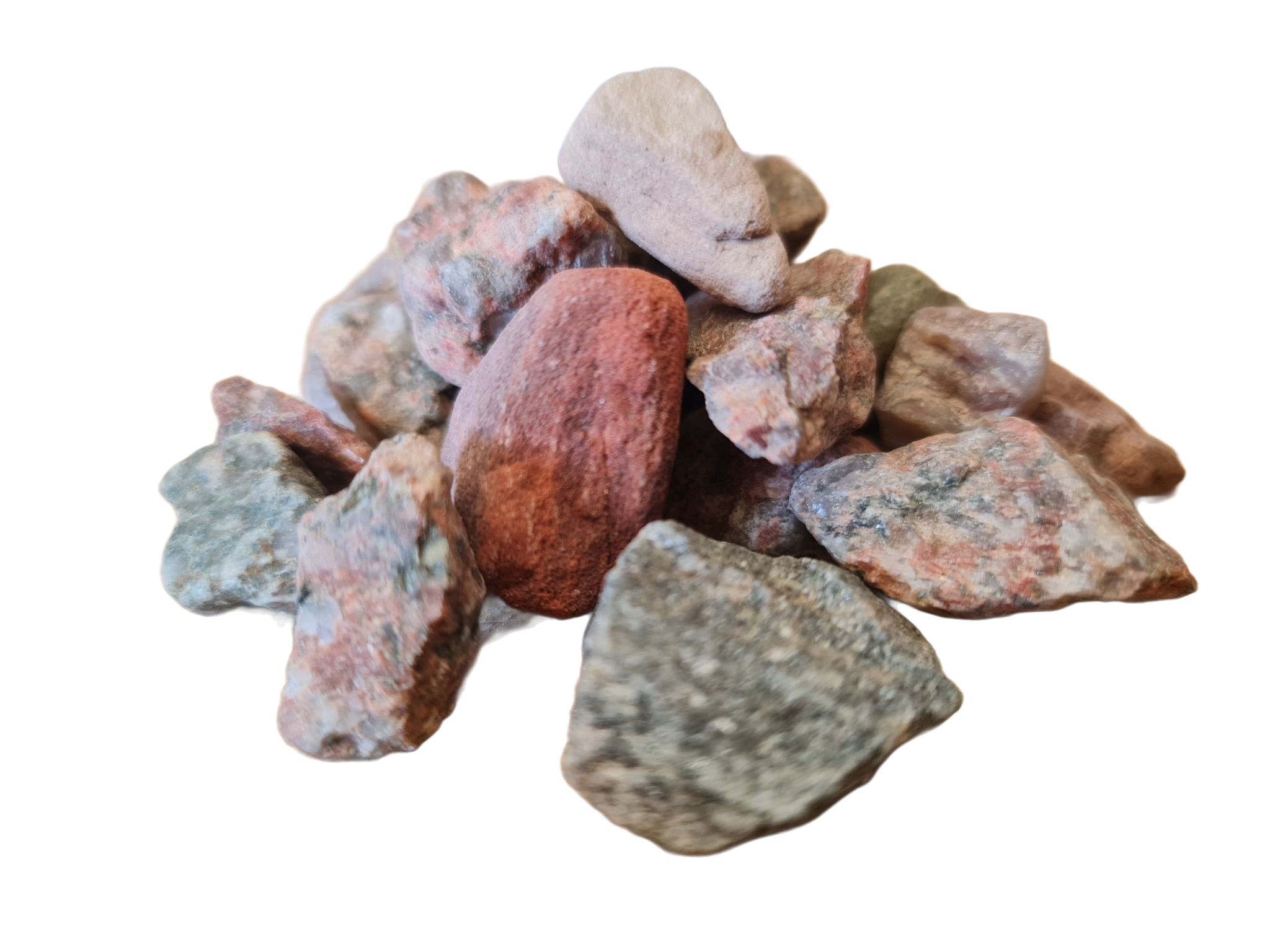Image of Shanlieve Stones Pink Pebble as stocked in their quarry in Newry 