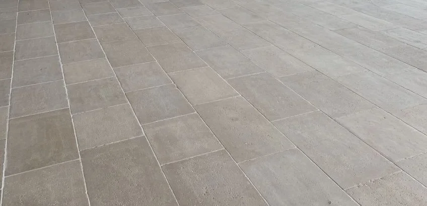 Image of Shanlieve Stones Natural Spanish Sandstone Paving in Shanlieve Stones Yard in Newry, County Down, Northern Ireland