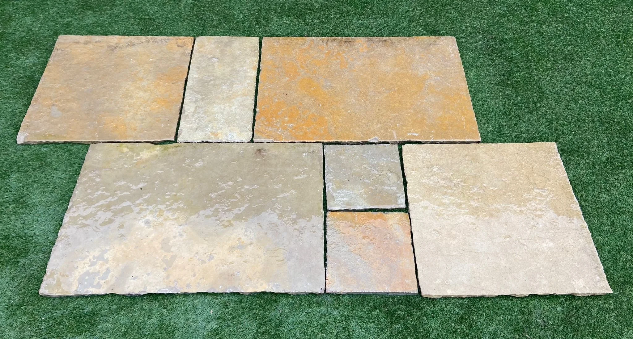 Image of Shanlieve Stones Yellow Limestone Natural Stone Paving as supplied by Shanlieve stone from their Quarry in Newry, Northern Ireland 